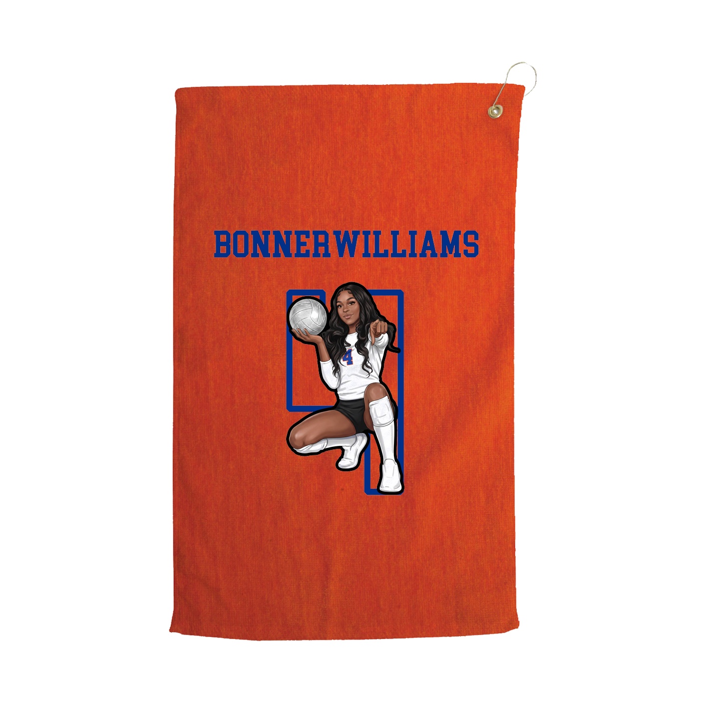 Golf Towel — Shirsey in Orange