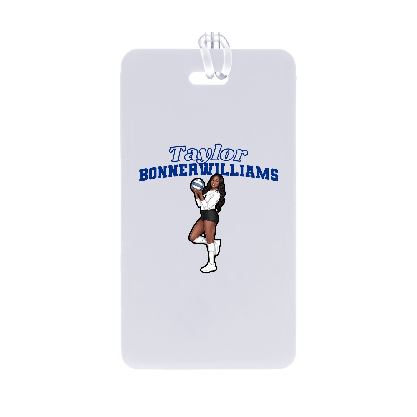 Bag Tag — Name Arch in Classic