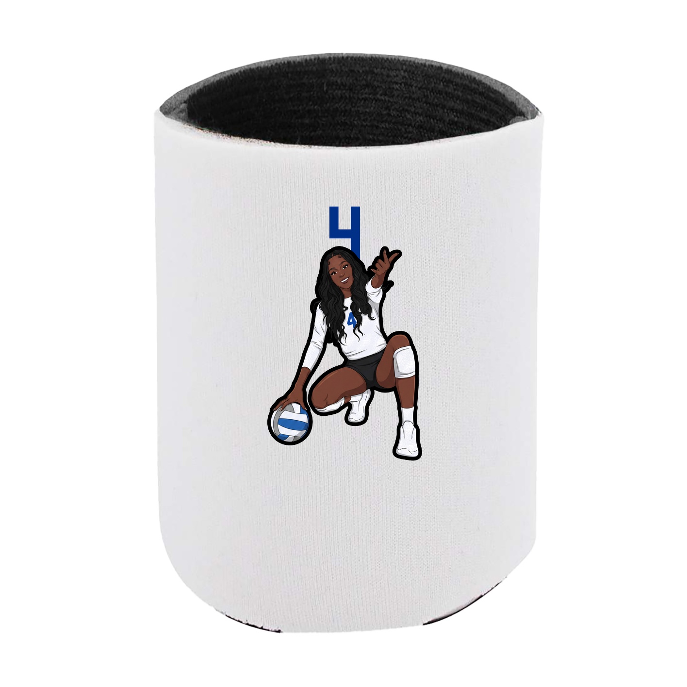 Can Holder — Number Top in White