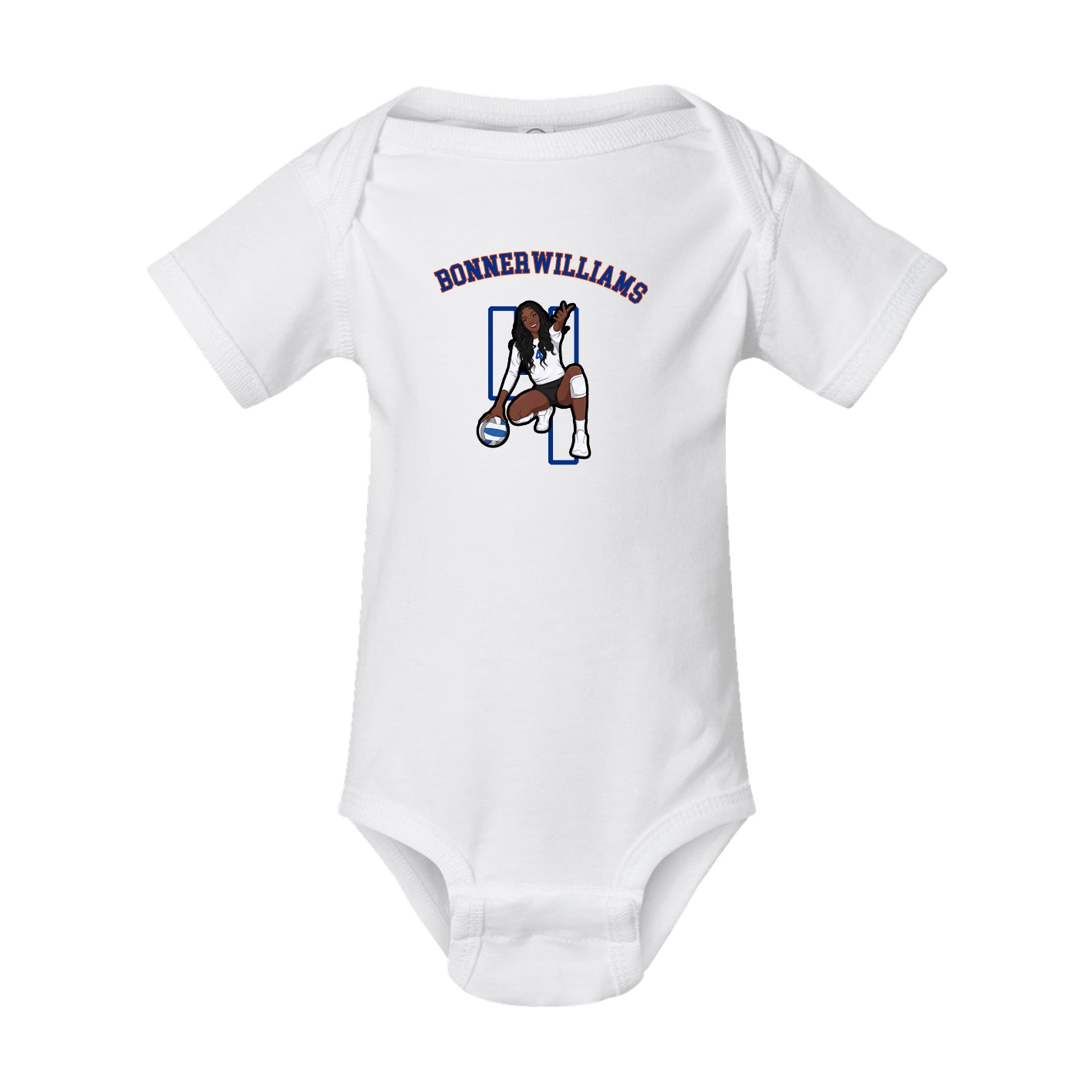 Baby Onesie — Shirsey Arch in White
