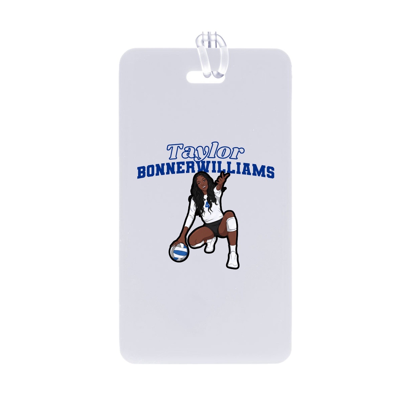 Bag Tag — Name Arch in Classic