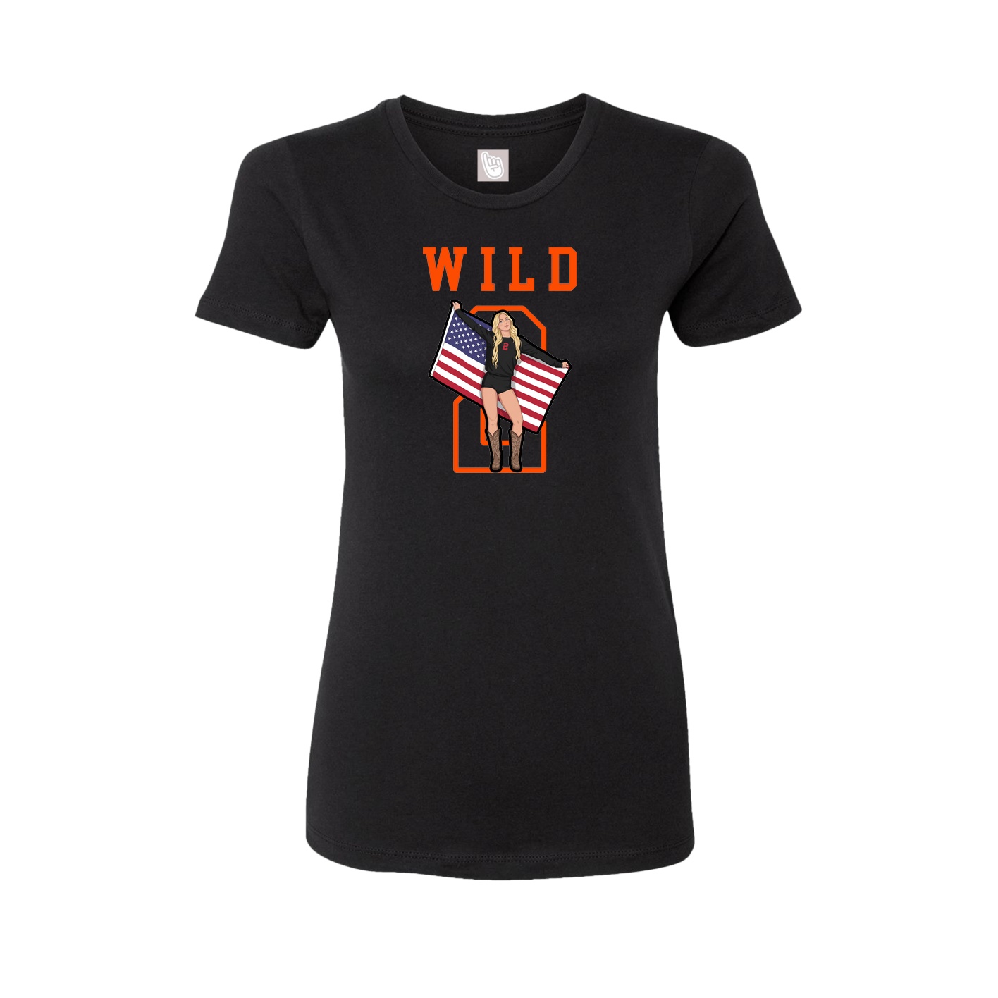 Fitted Women's Tee — Shirsey in Black