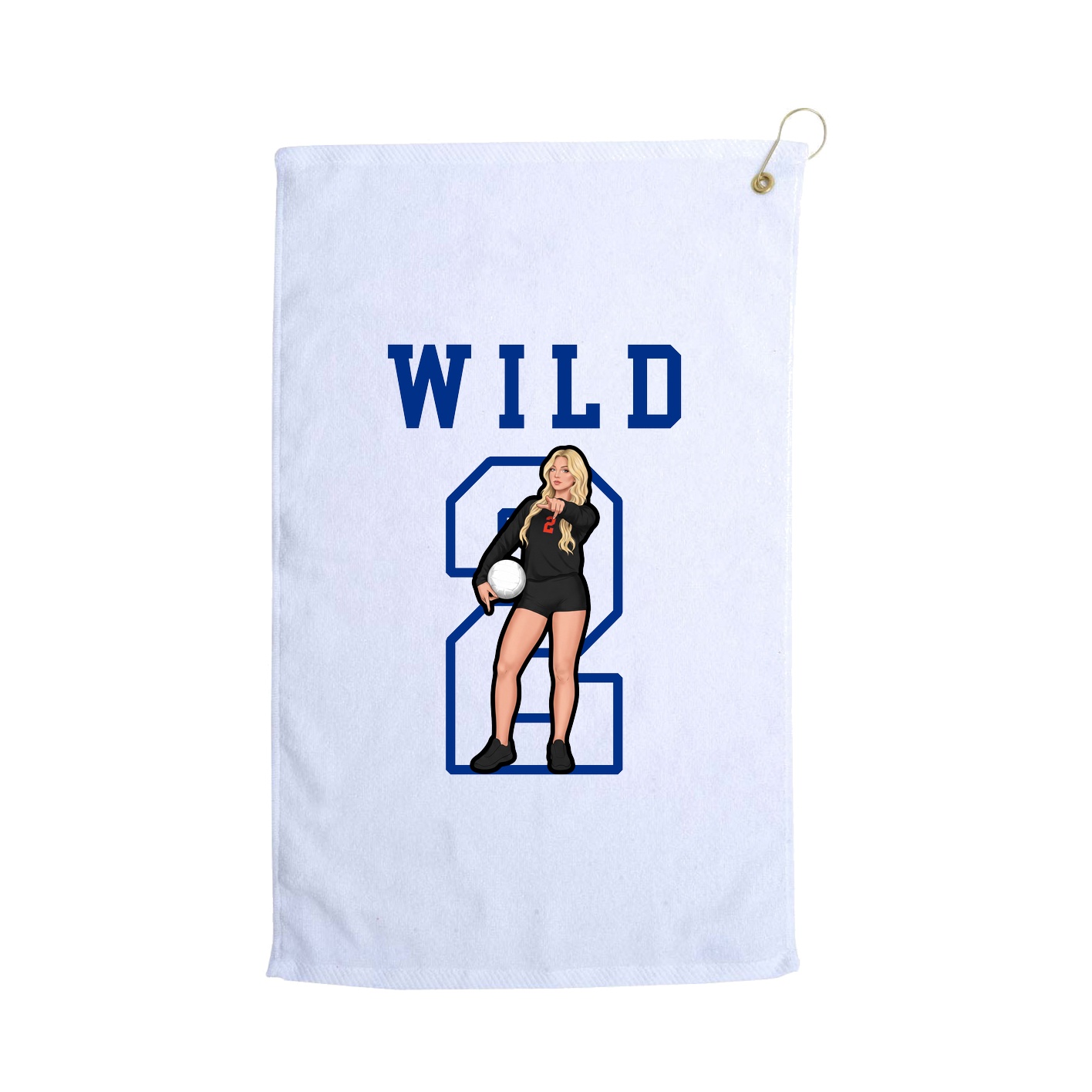 Golf Towel — Shirsey in White