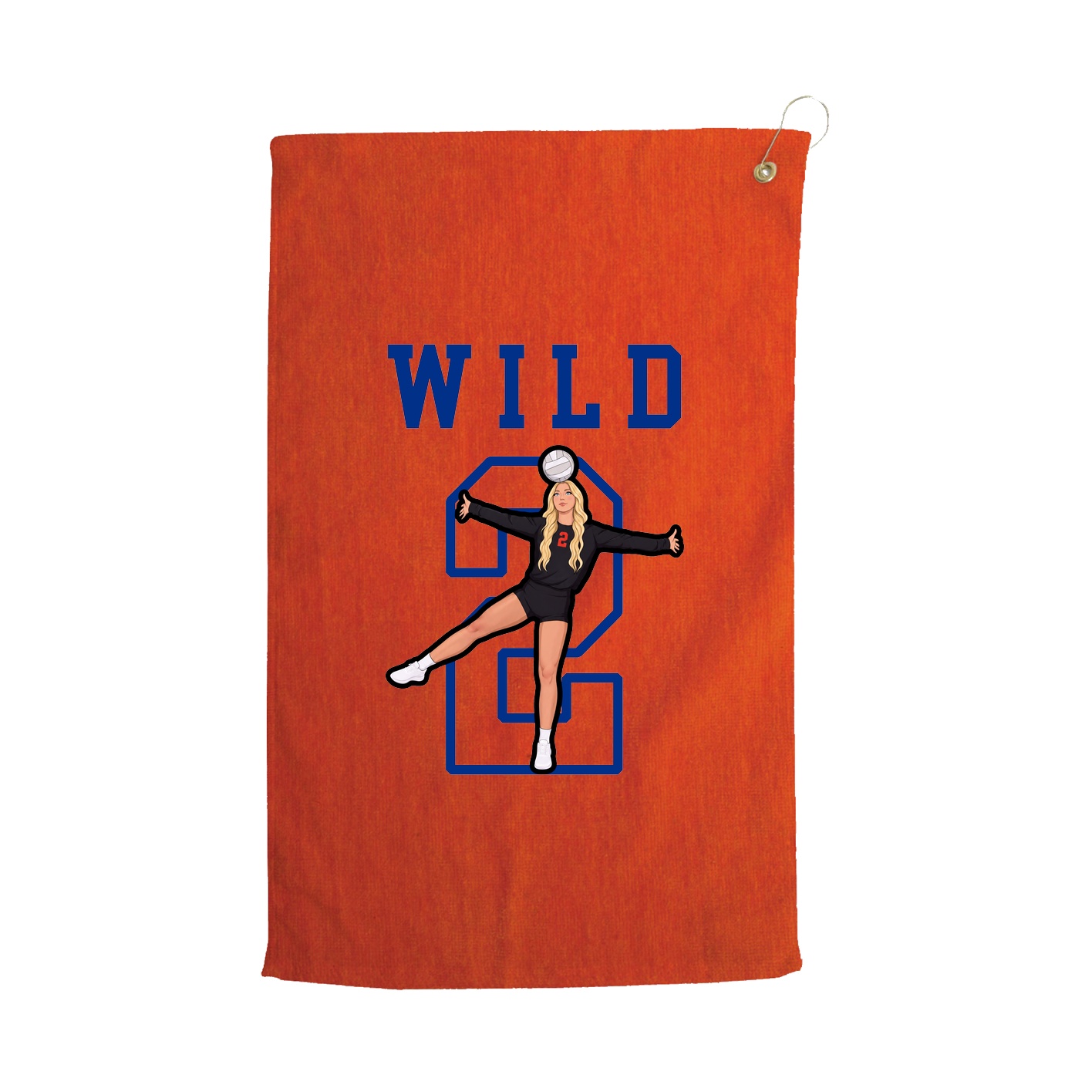 Golf Towel — Shirsey in Orange