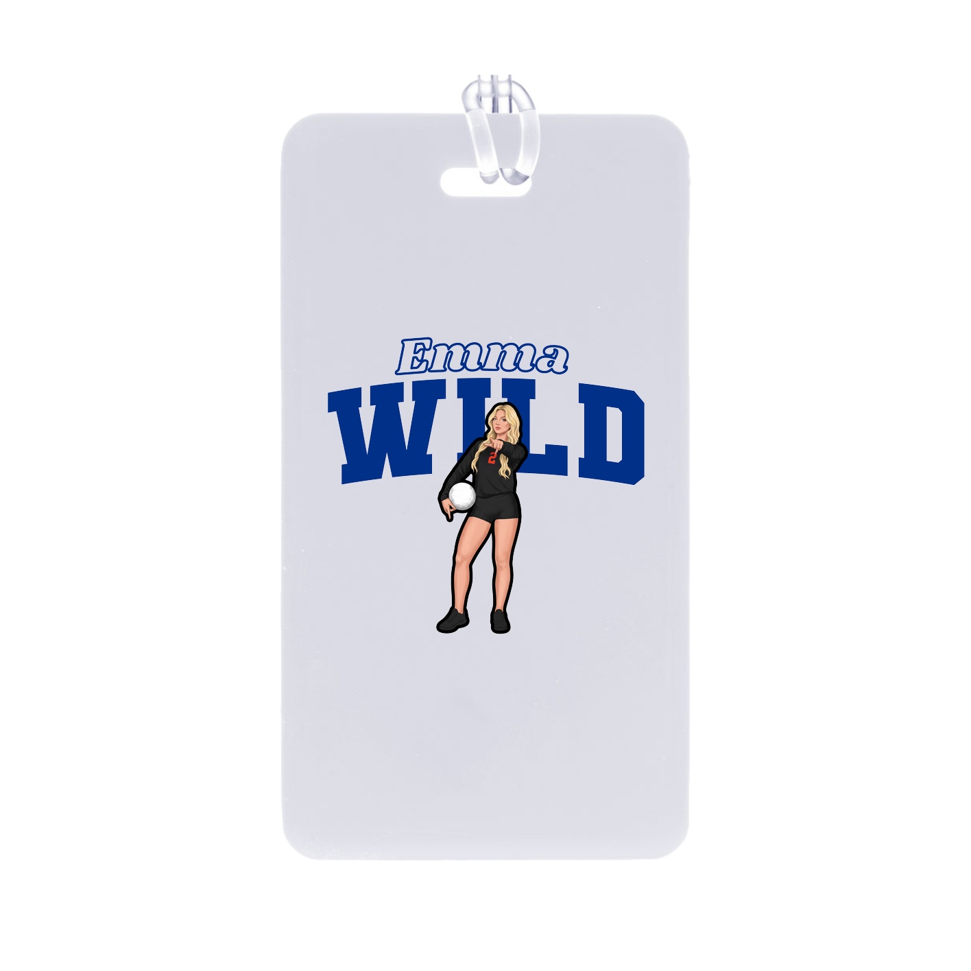 Bag Tag — Name Arch in Classic
