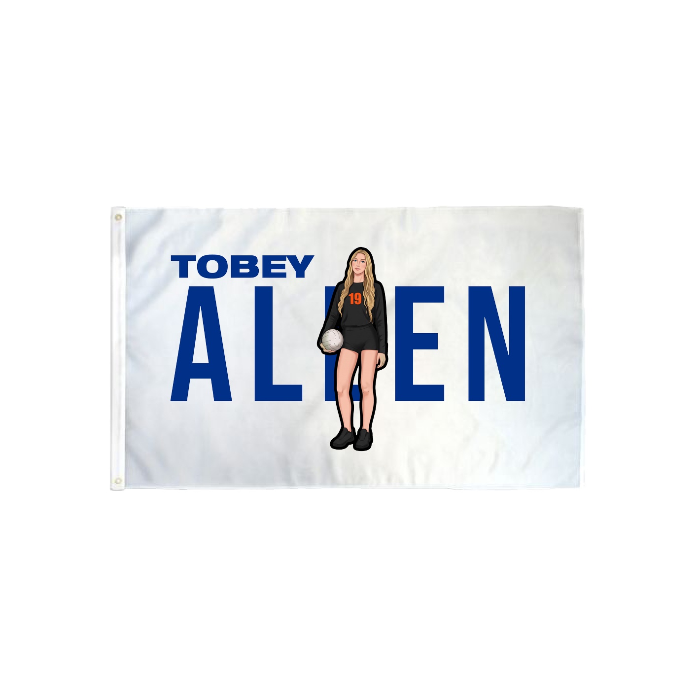 3x5 Flag — Player Name in Classic
