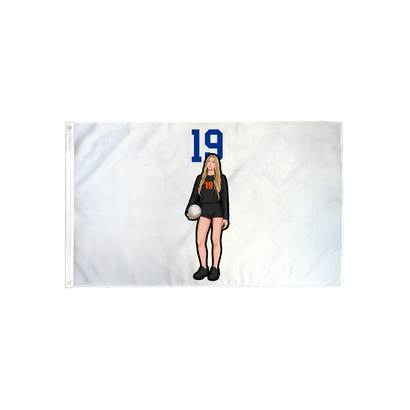3x5 Flag — Number Top in Classic