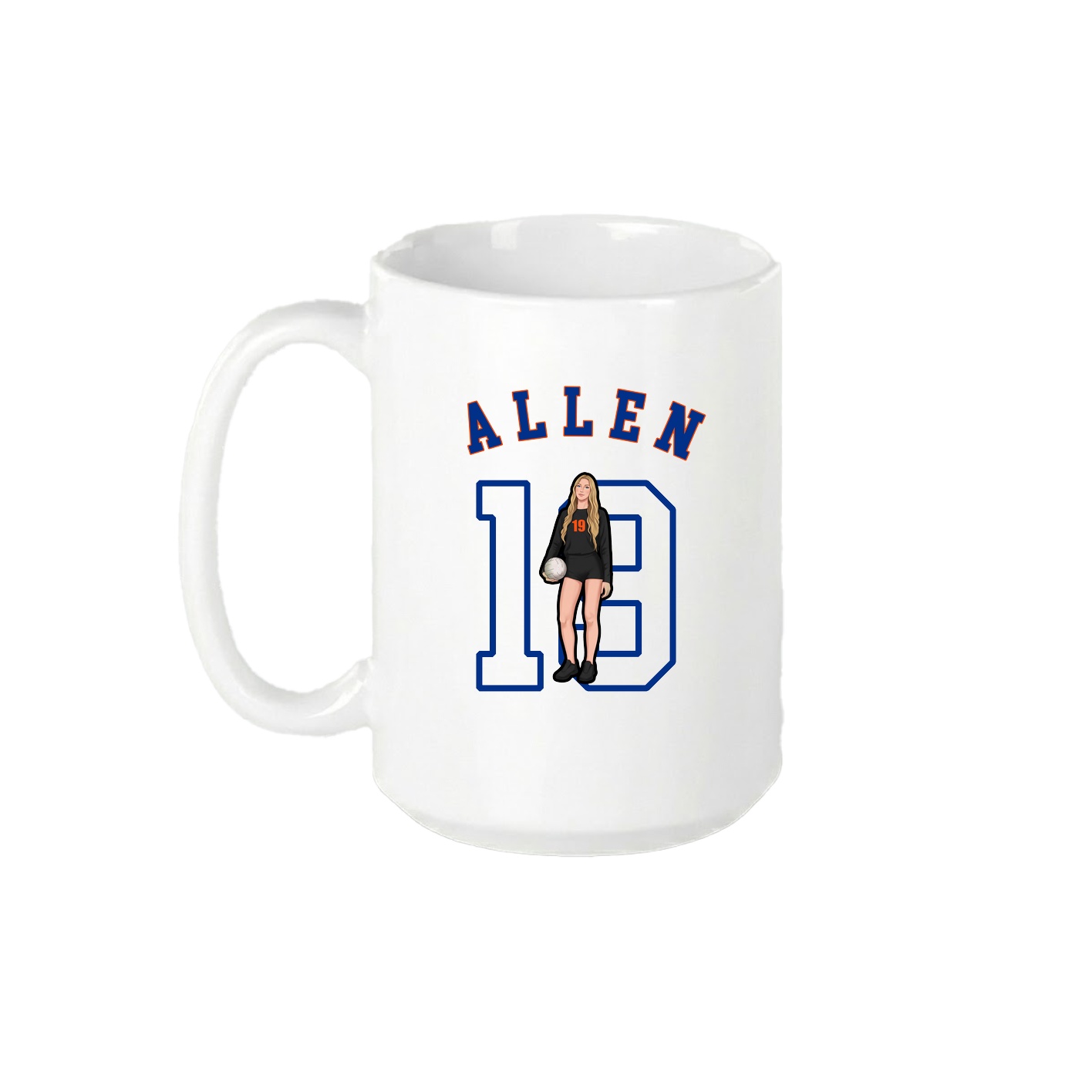 15oz Coffee Mug — Shirsey Arch in White
