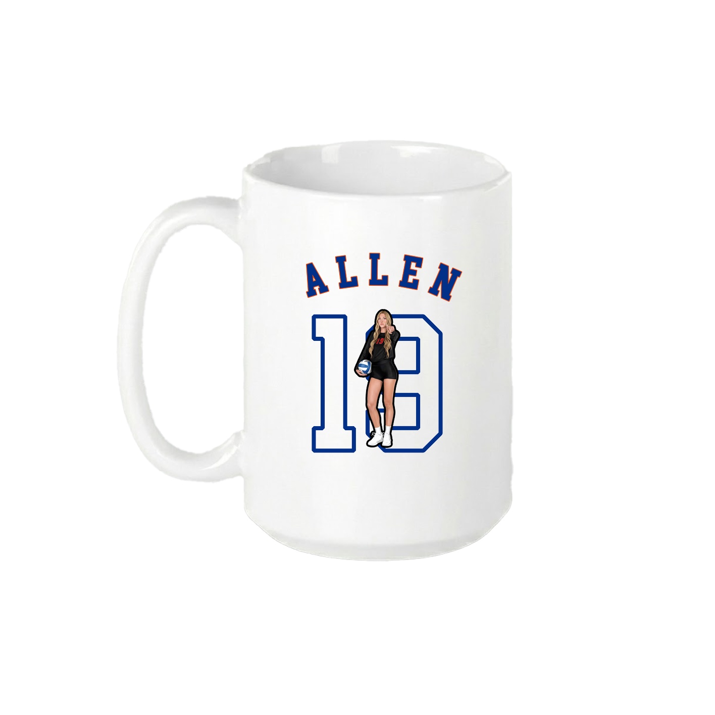15oz Coffee Mug — Shirsey Arch in White