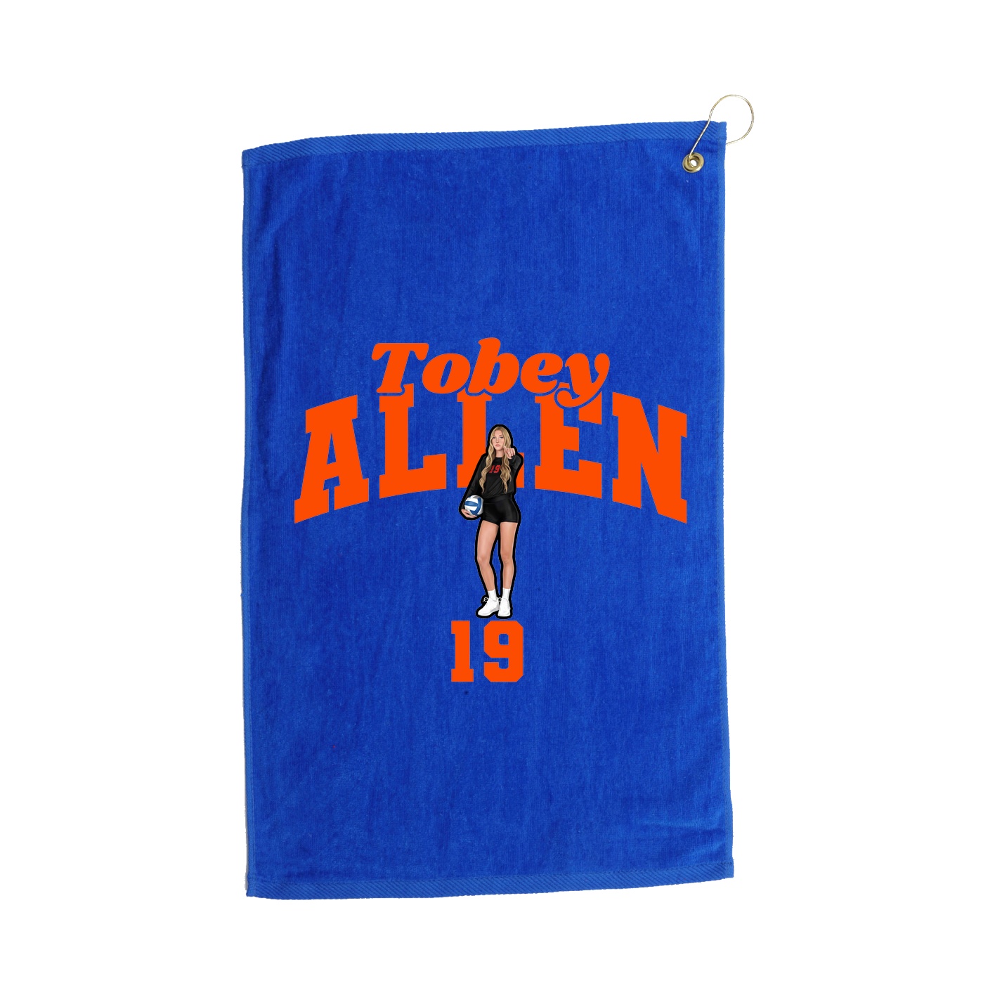 Golf Towel — Signature Arch in Royal