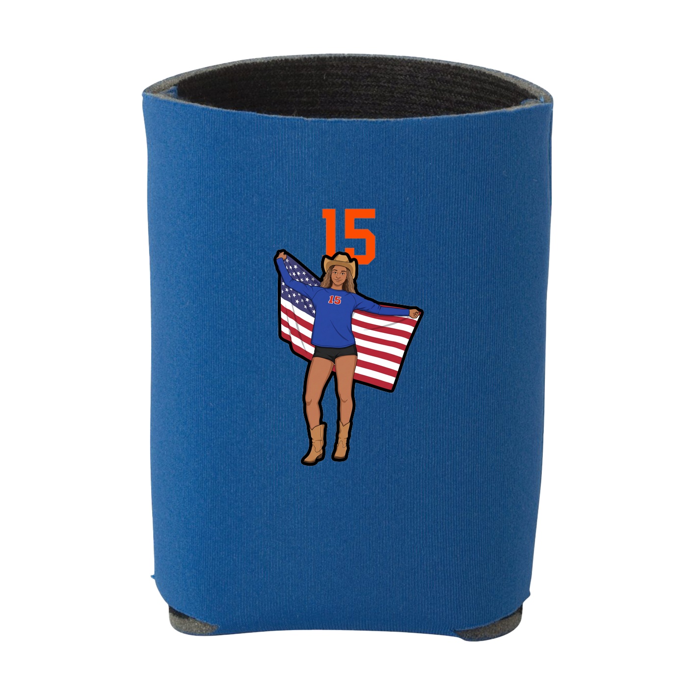 Can Holder — Number Top in Royal