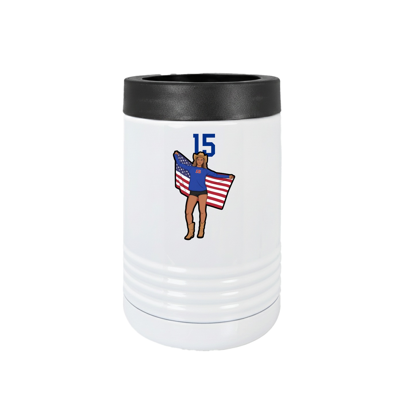 Beverage Holder — Number Top in White
