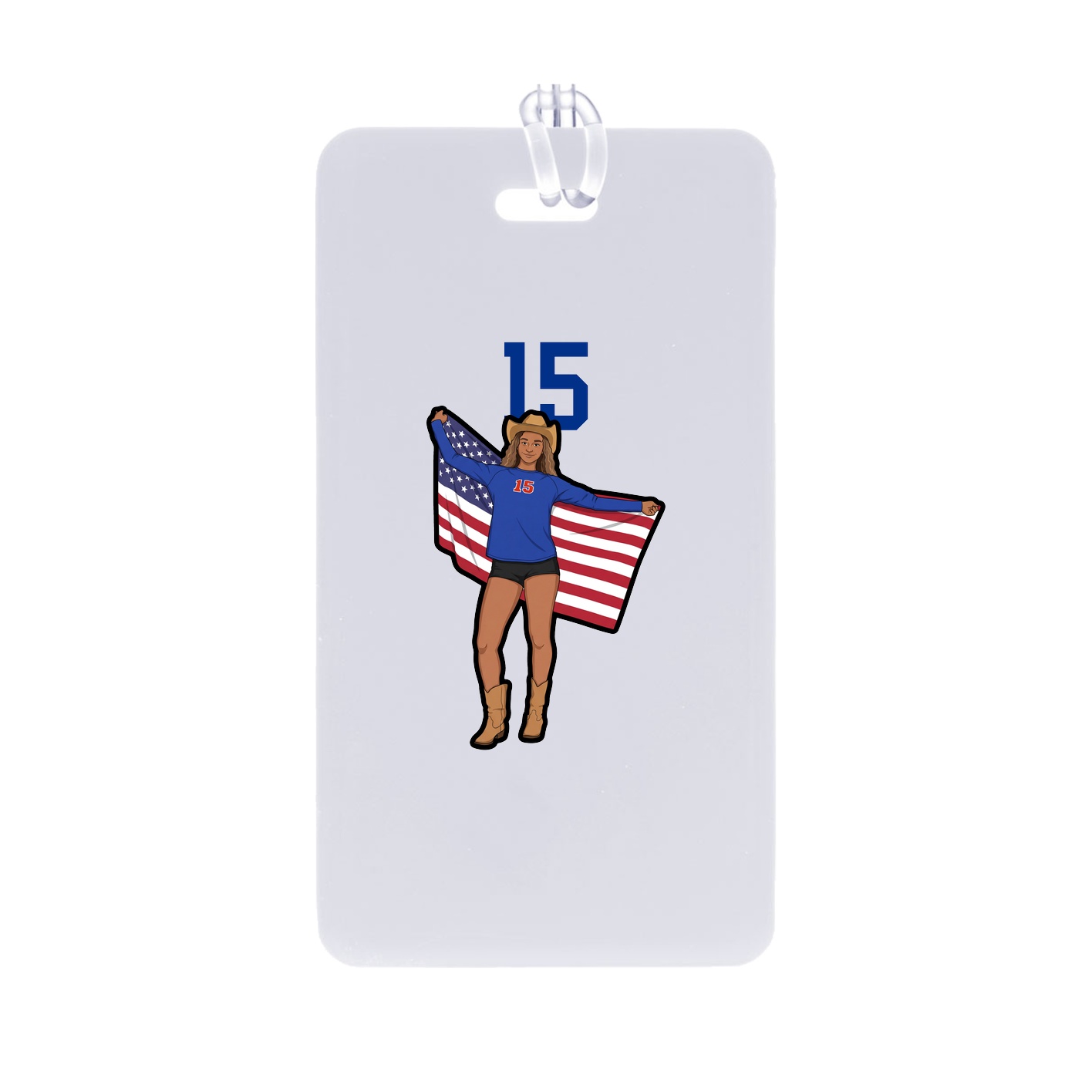 Bag Tag — Number Top in Classic
