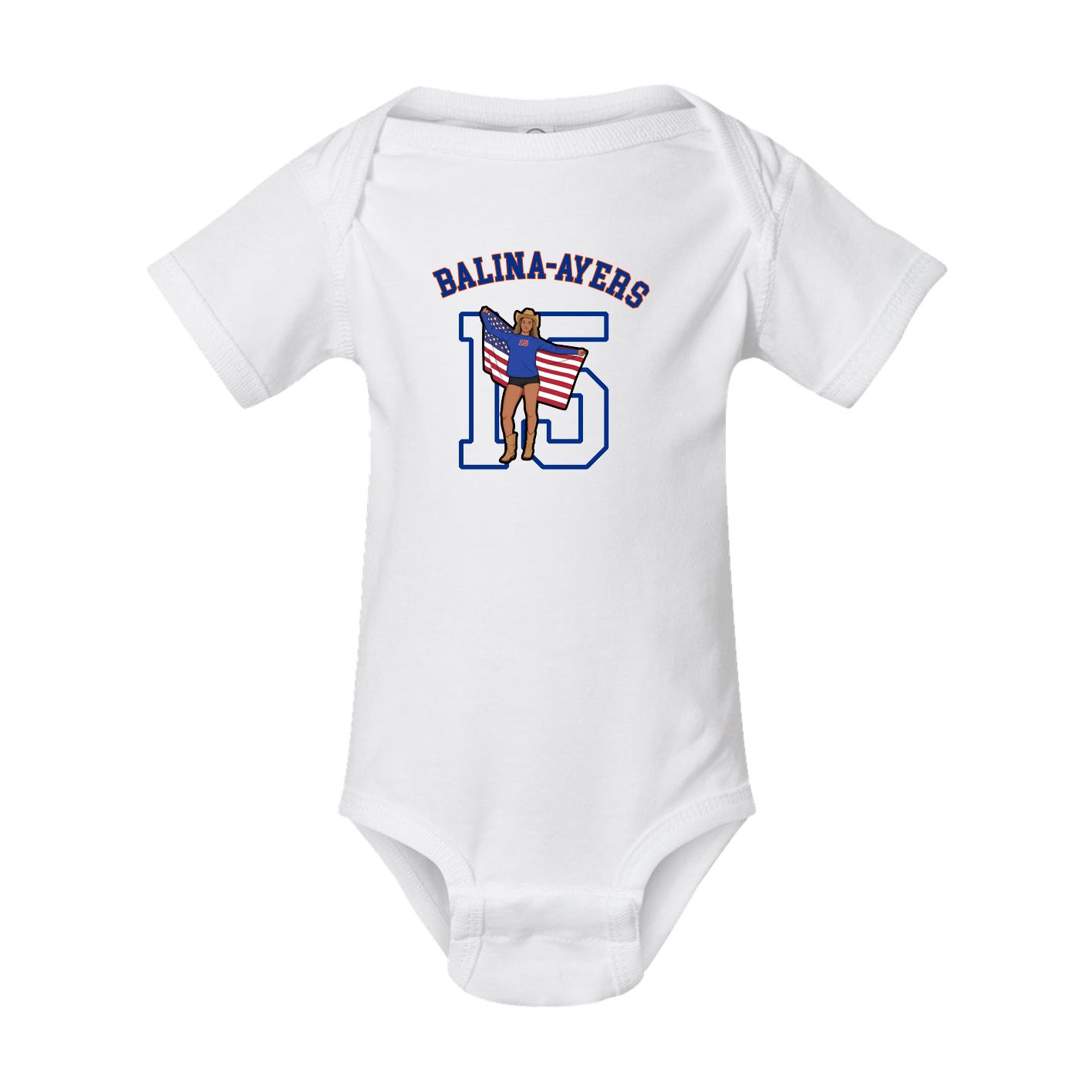 Baby Onesie — Shirsey Arch in White