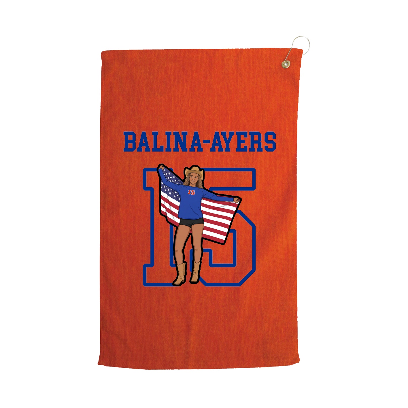 Golf Towel — Shirsey in Orange