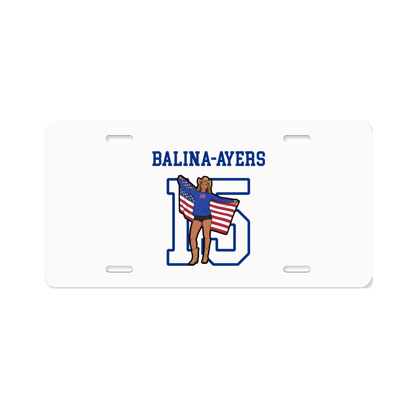 License Plate — Shirsey in Classic