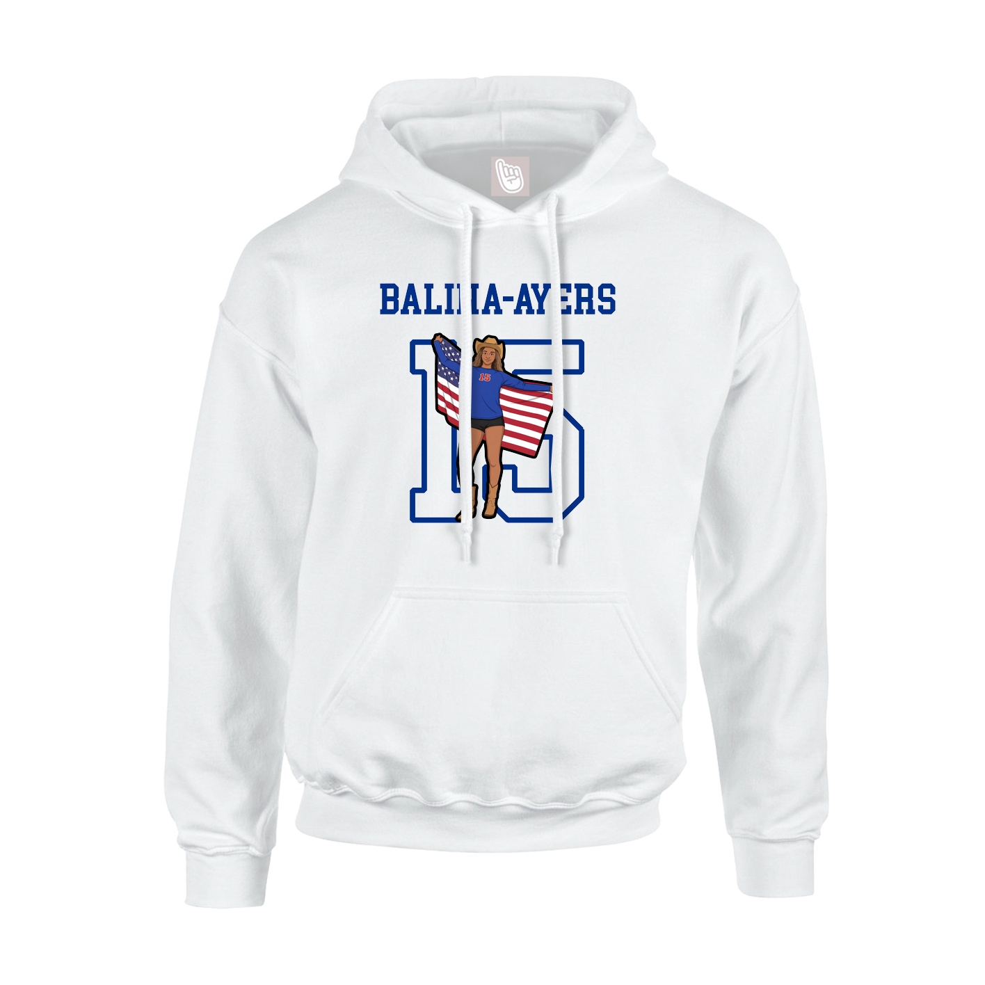 Youth Hoodie — Shirsey in White