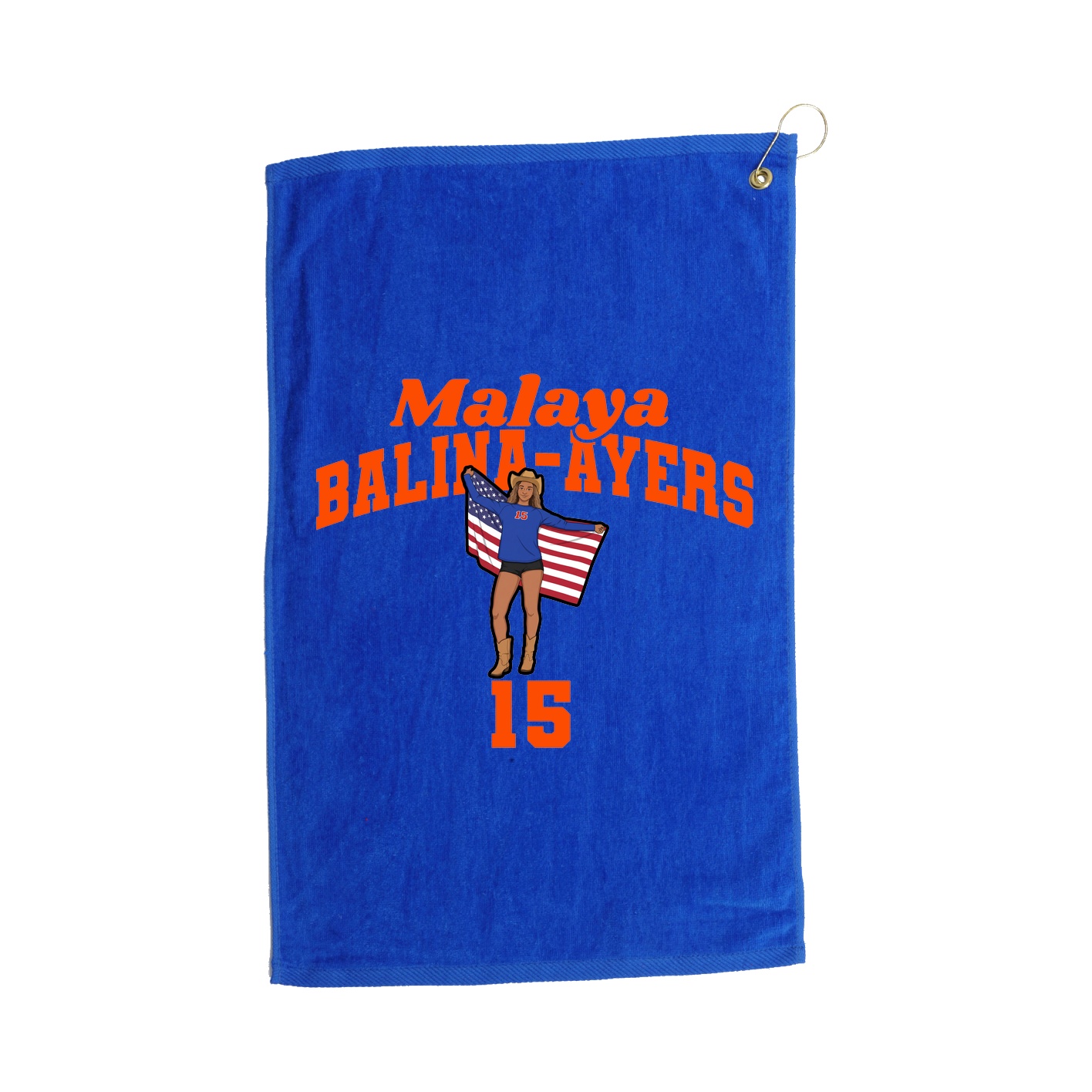 Golf Towel — Signature Arch in Royal