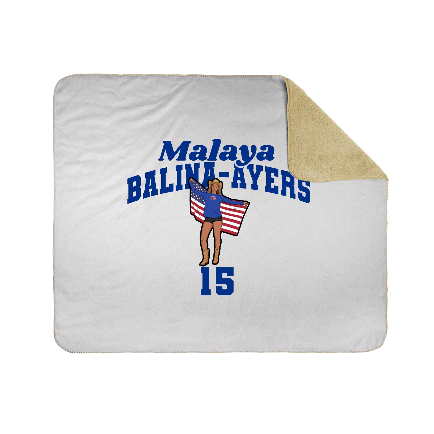 Throw Blanket — Signature Arch in White