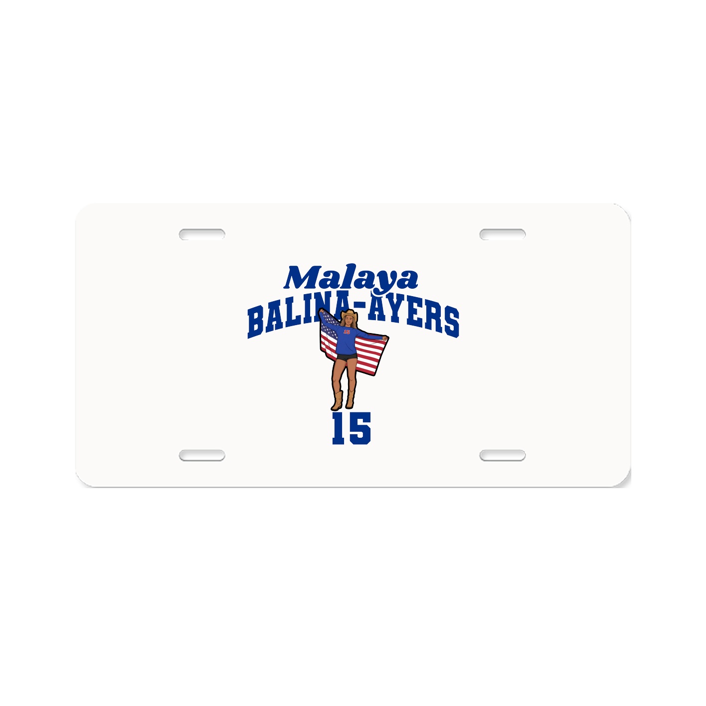 License Plate — Signature Arch in Classic