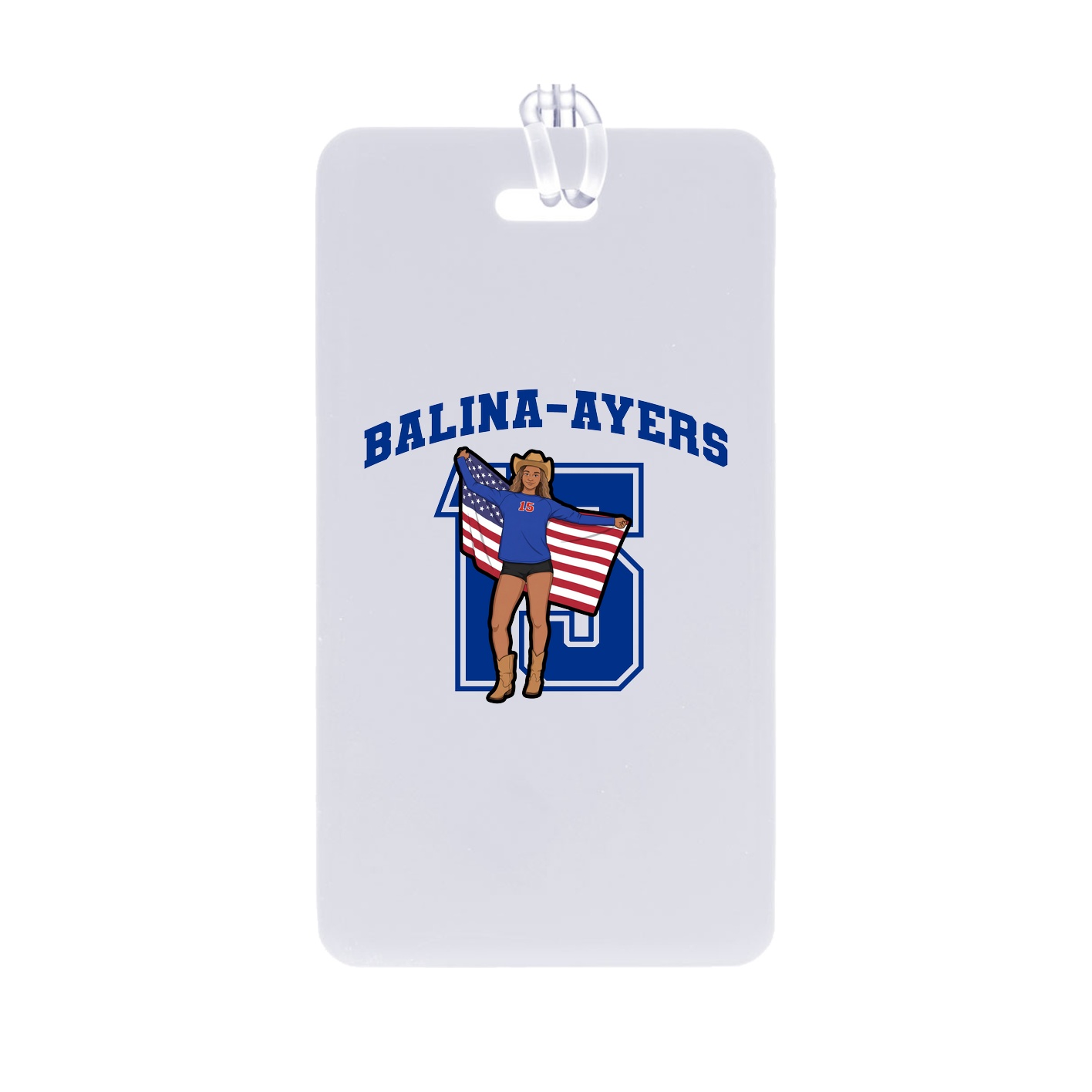 Bag Tag — Number in Classic