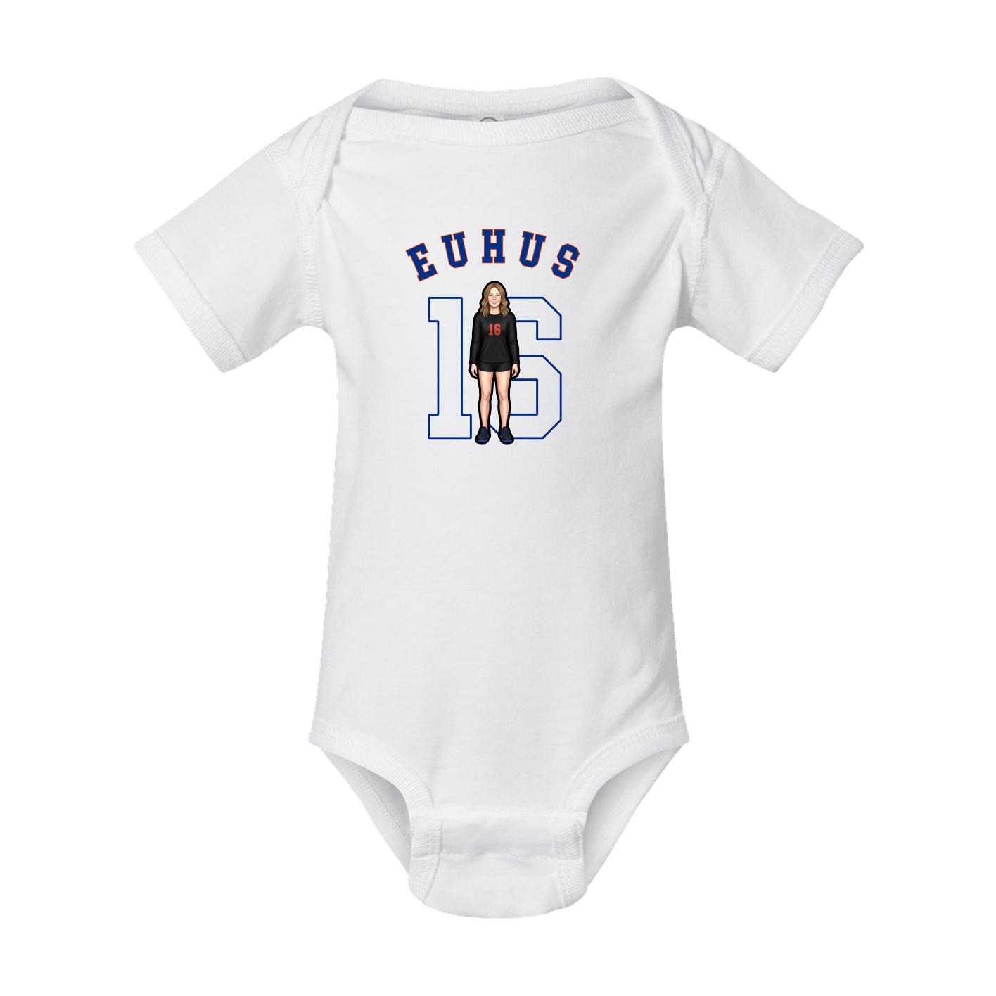 Baby Onesie — Shirsey Arch in White