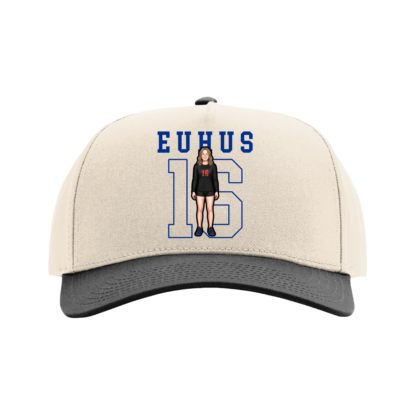 Full Fabric Five-Panel Champ Cap