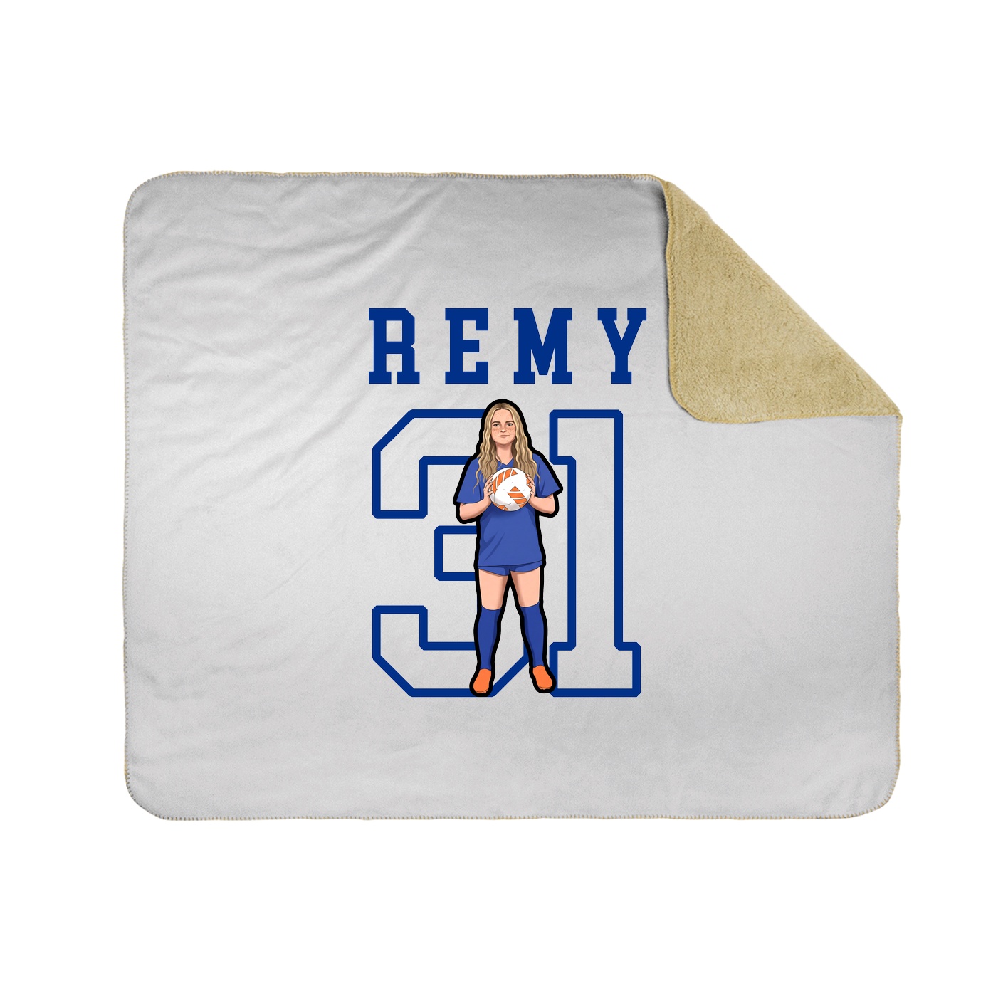 Throw Blanket — Shirsey in White