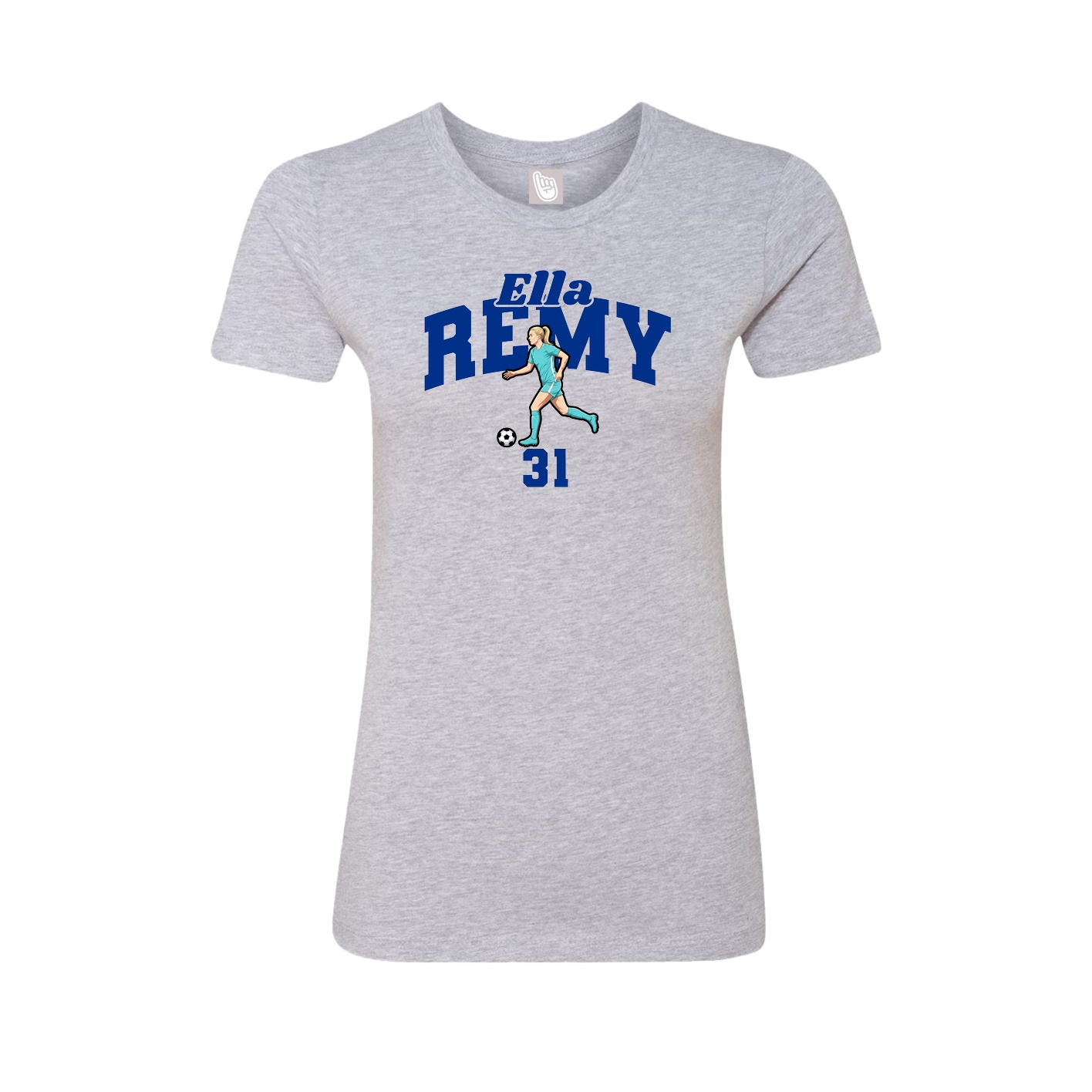 Womens Tee — Signature Arch in Grey