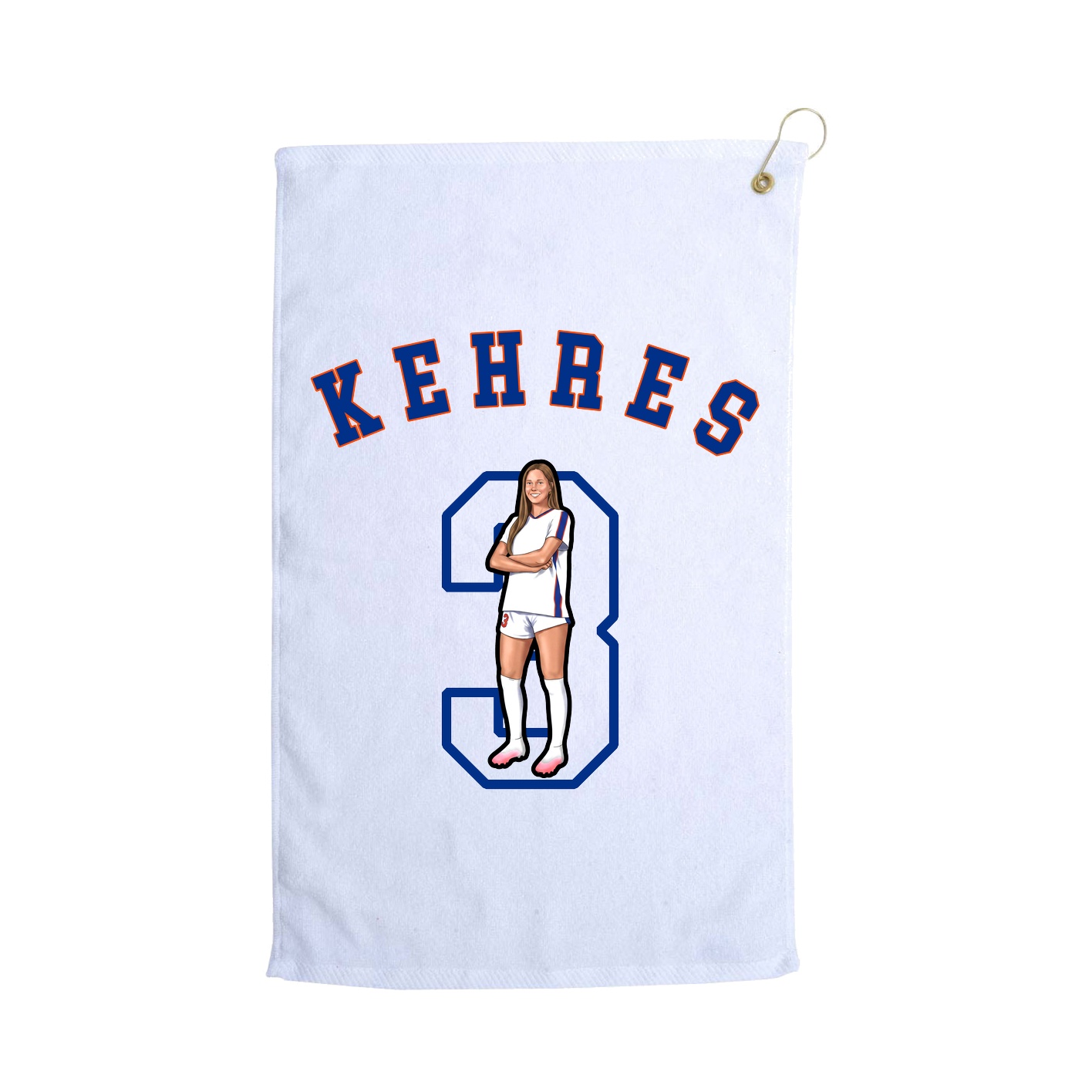 Golf Towel — Shirsey Arch in White