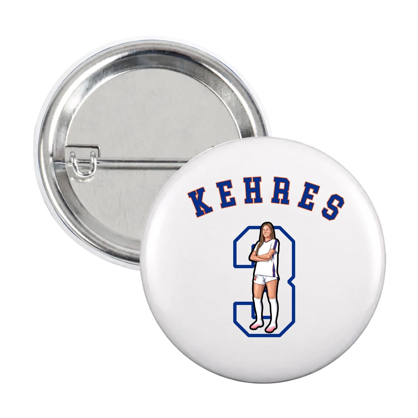 Game Day Button — Shirsey Arch in White