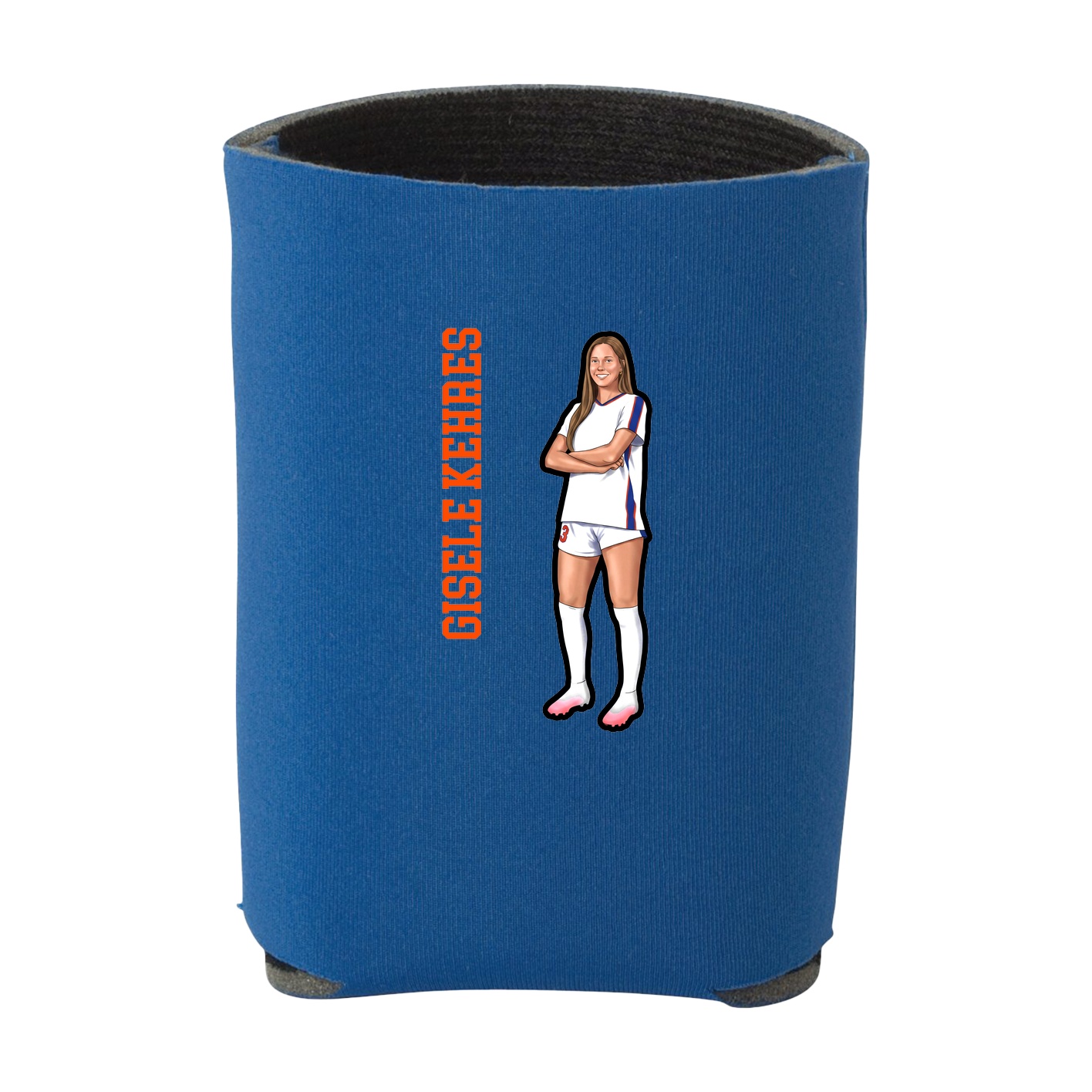 Can Holder — Name Vertical in Royal