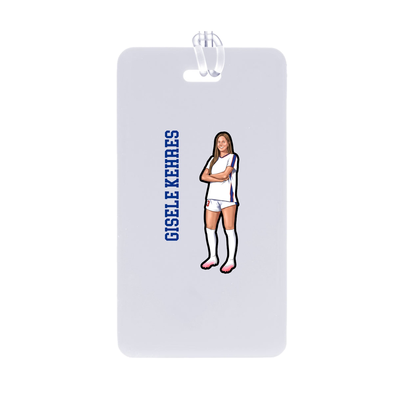 Bag Tag — Name Vertical in Classic
