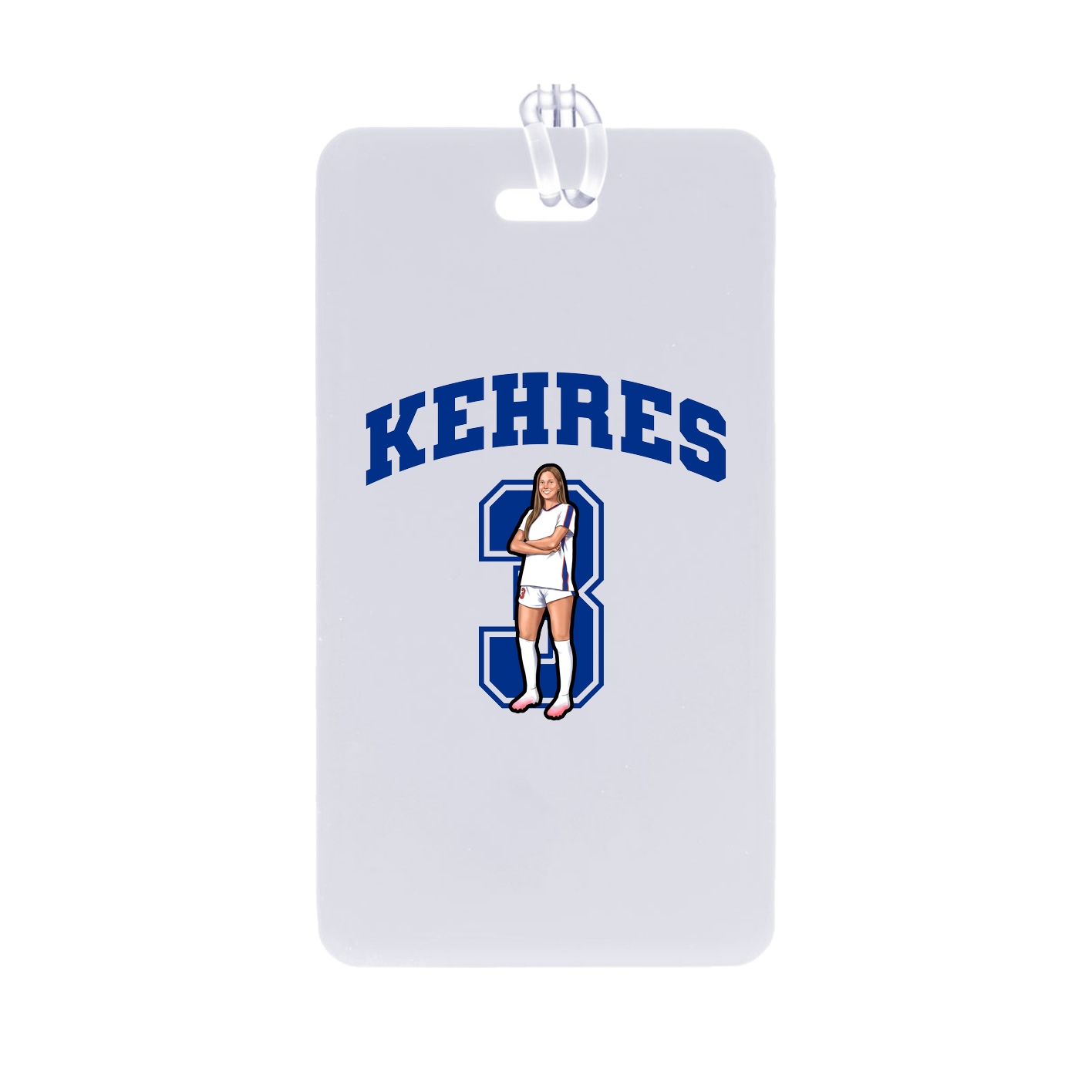 Bag Tag — Number in Classic
