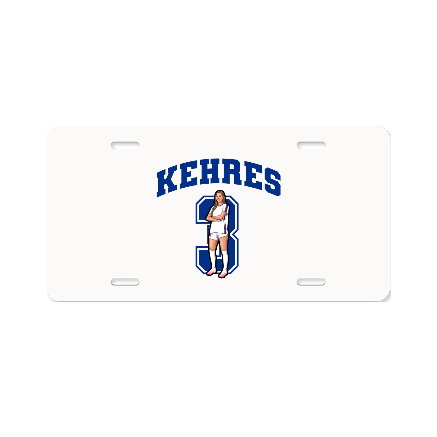 License Plate — Number in Classic