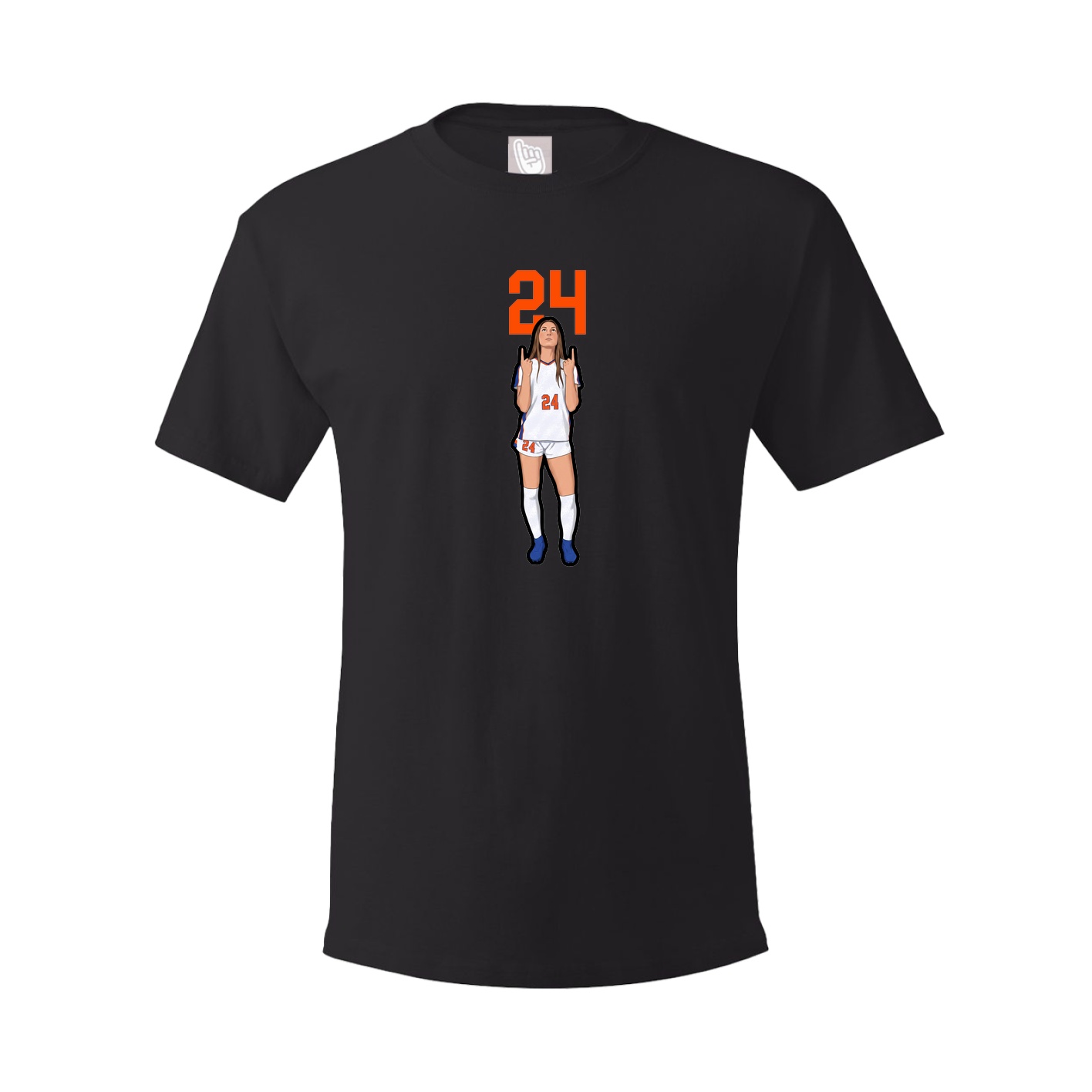 Tee — Number Top in Black