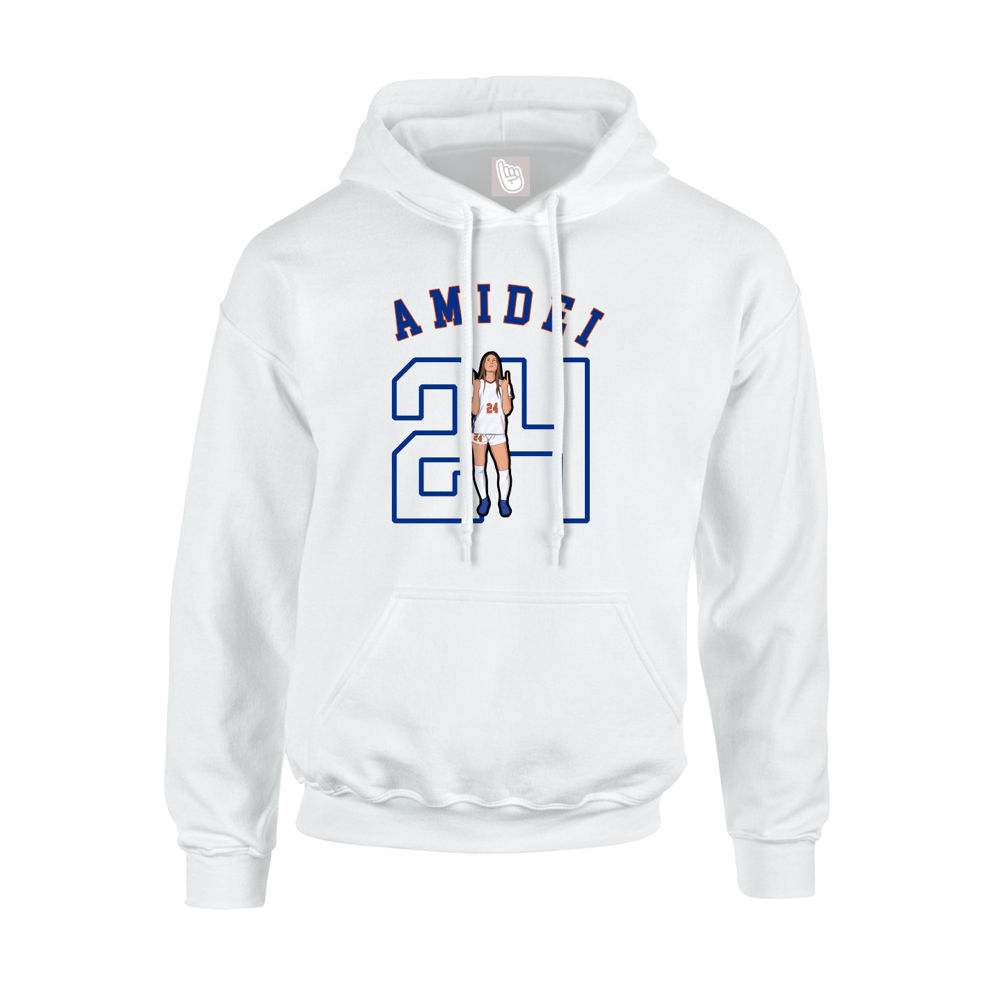 Youth Hoodie — Shirsey Arch in White
