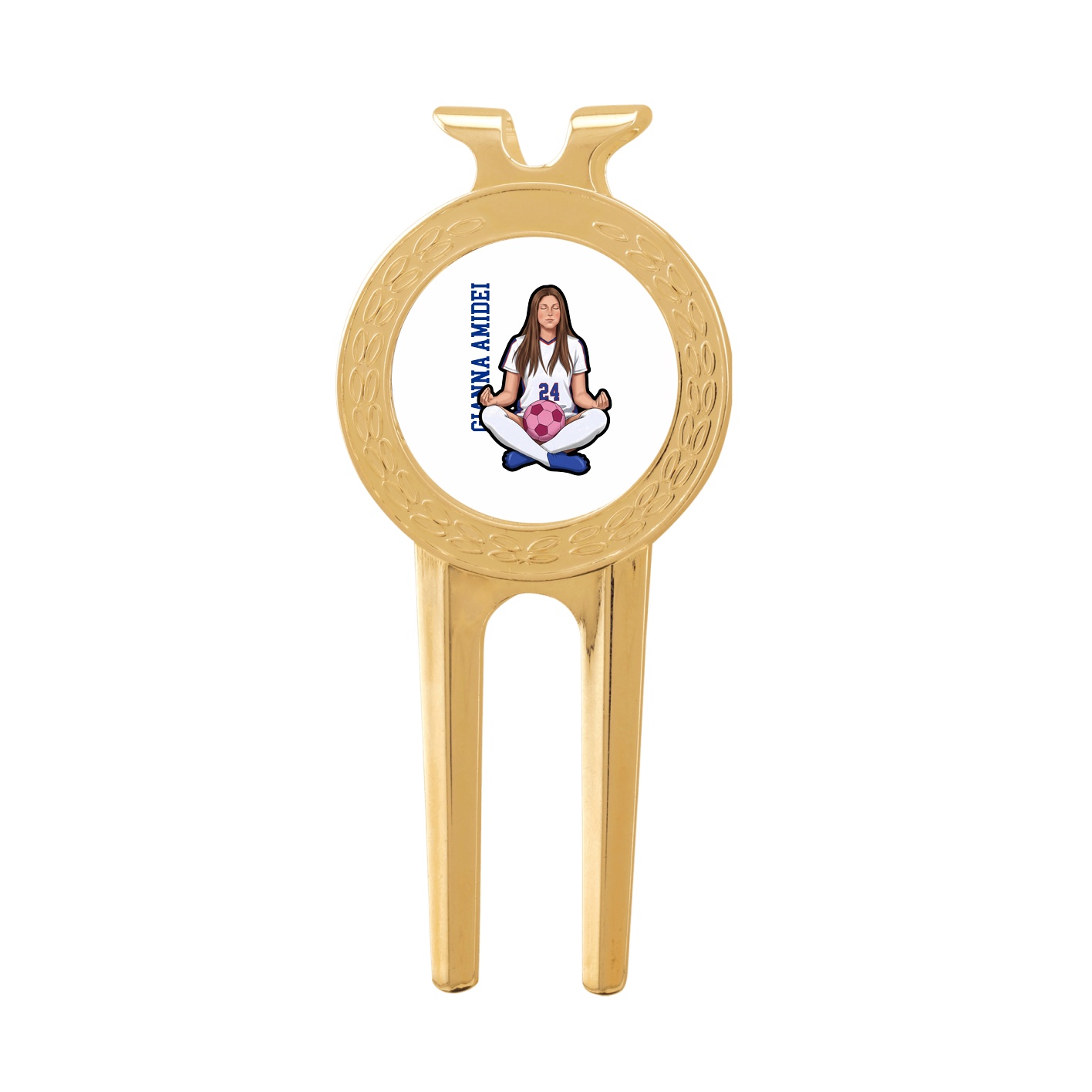 Divot Tool with Ball Marker — Name Vertical in Classic