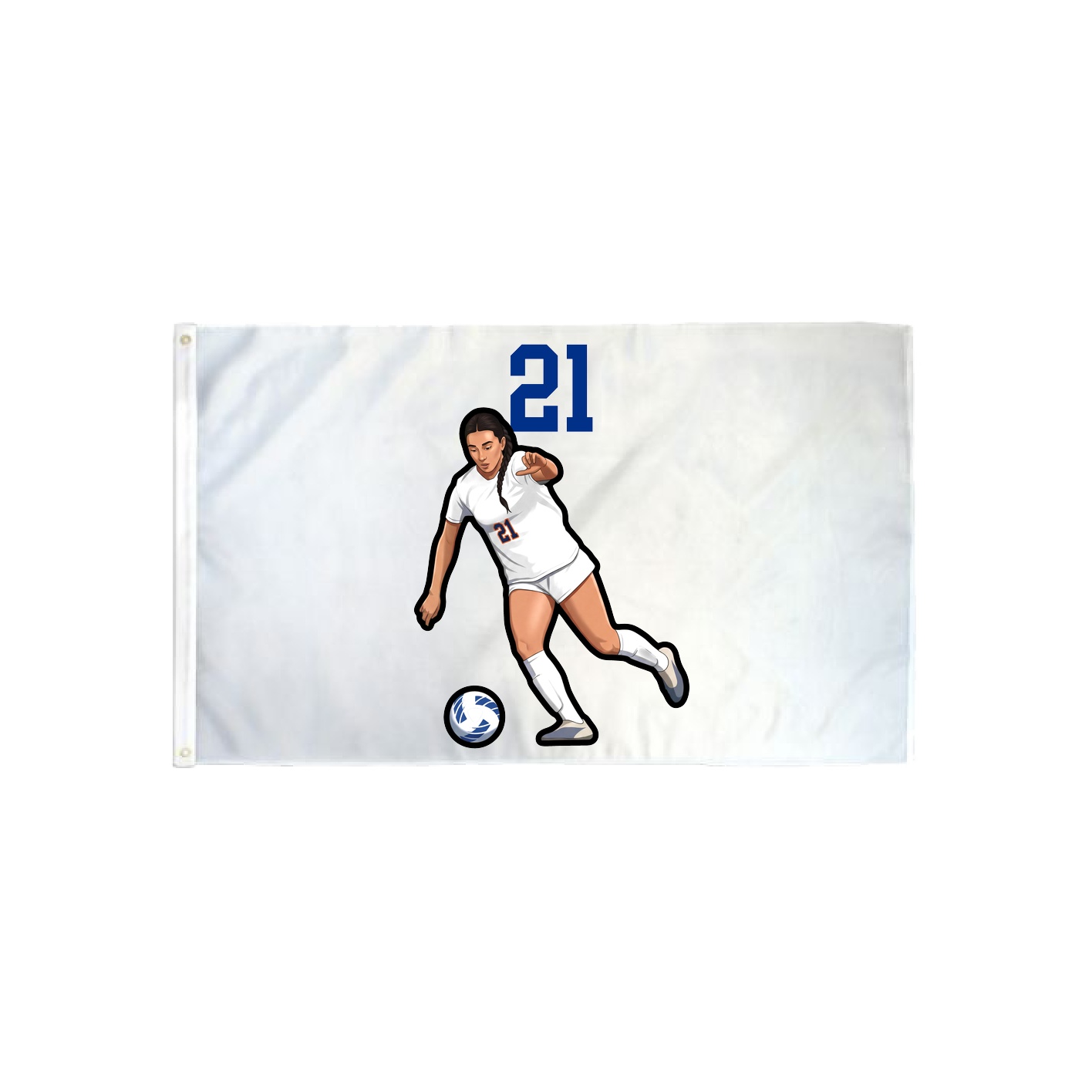 3x5 Flag — Number Top in Classic