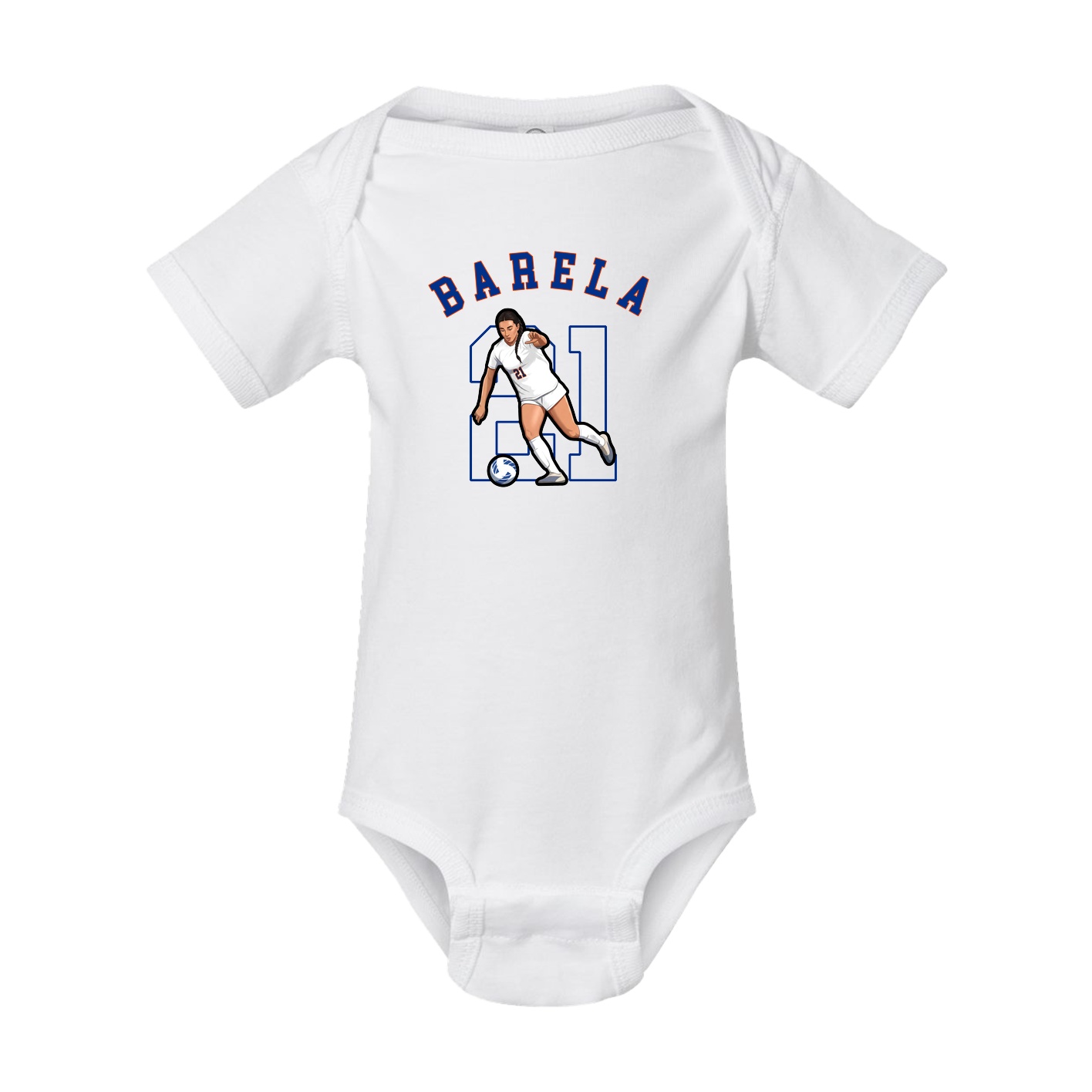 Baby Onesie — Shirsey Arch in White