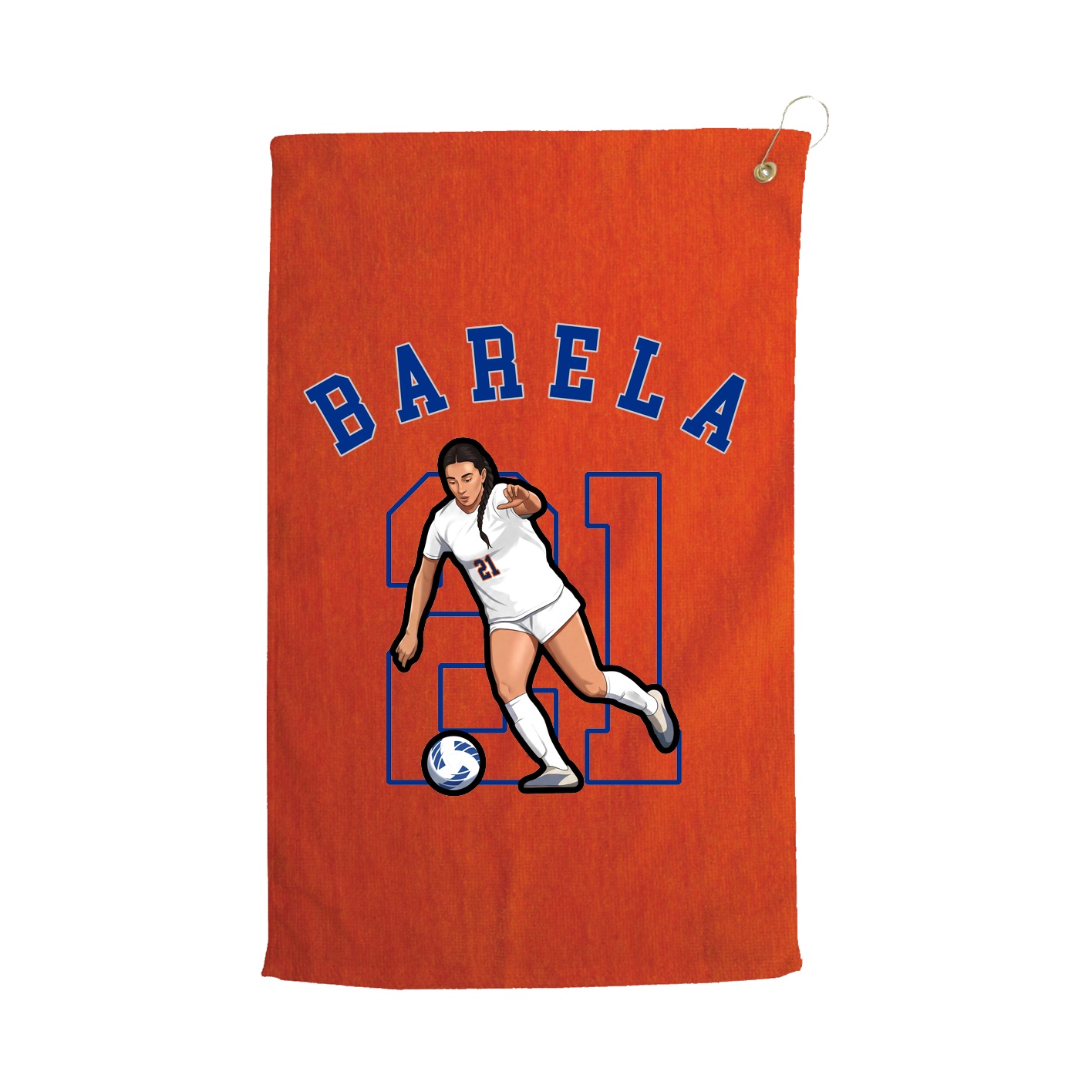 Golf Towel — Shirsey Arch in Orange