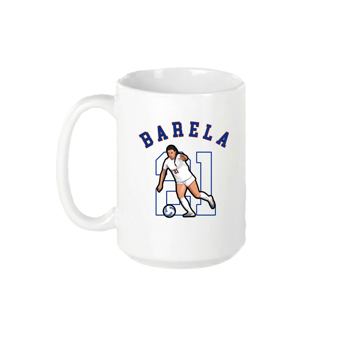 15oz Coffee Mug — Shirsey Arch in White