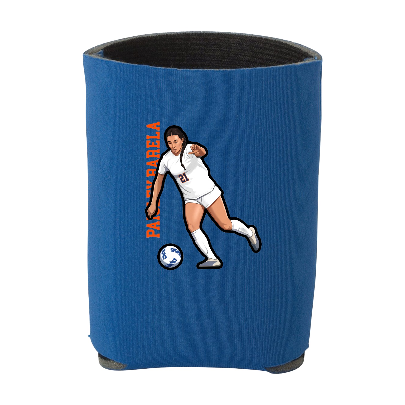 Can Holder — Name Vertical in Royal
