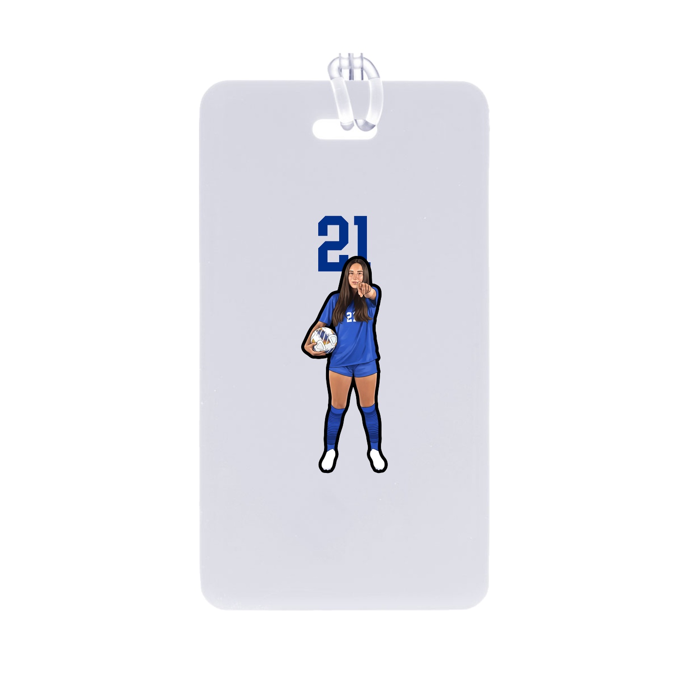 Bag Tag — Number Top in Classic