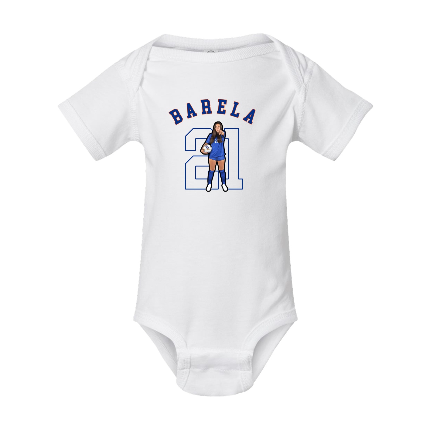 Baby Onesie — Shirsey Arch in White