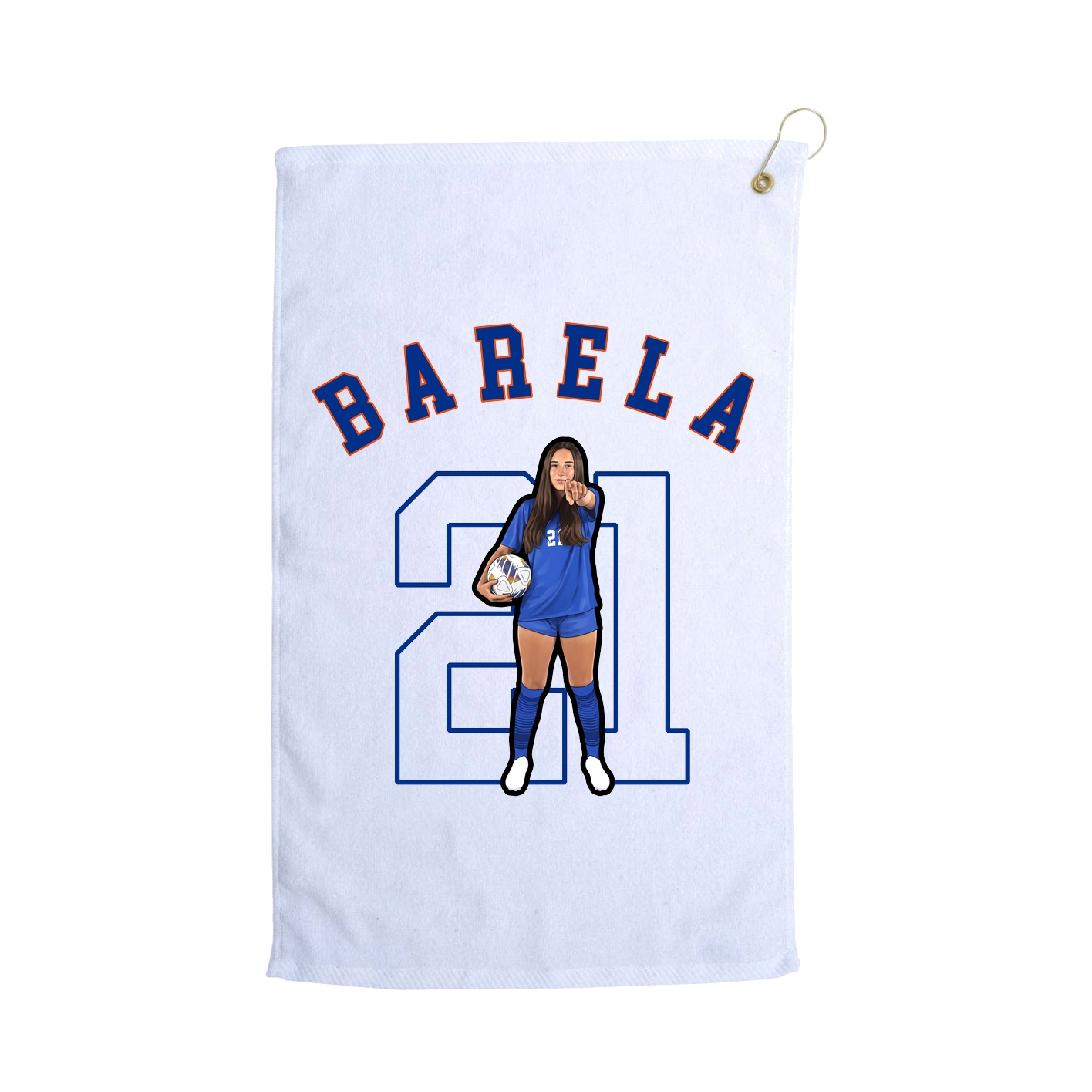 Golf Towel — Shirsey Arch in White