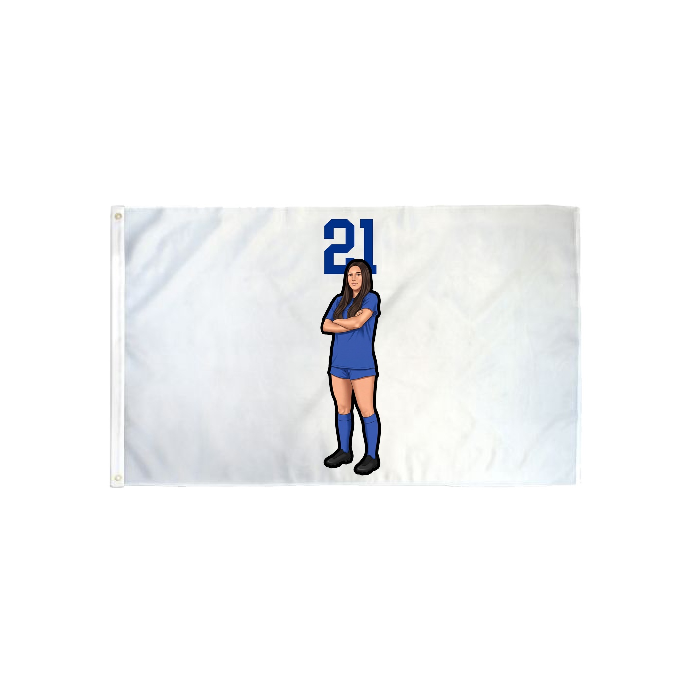 3x5 Flag — Number Top in Classic