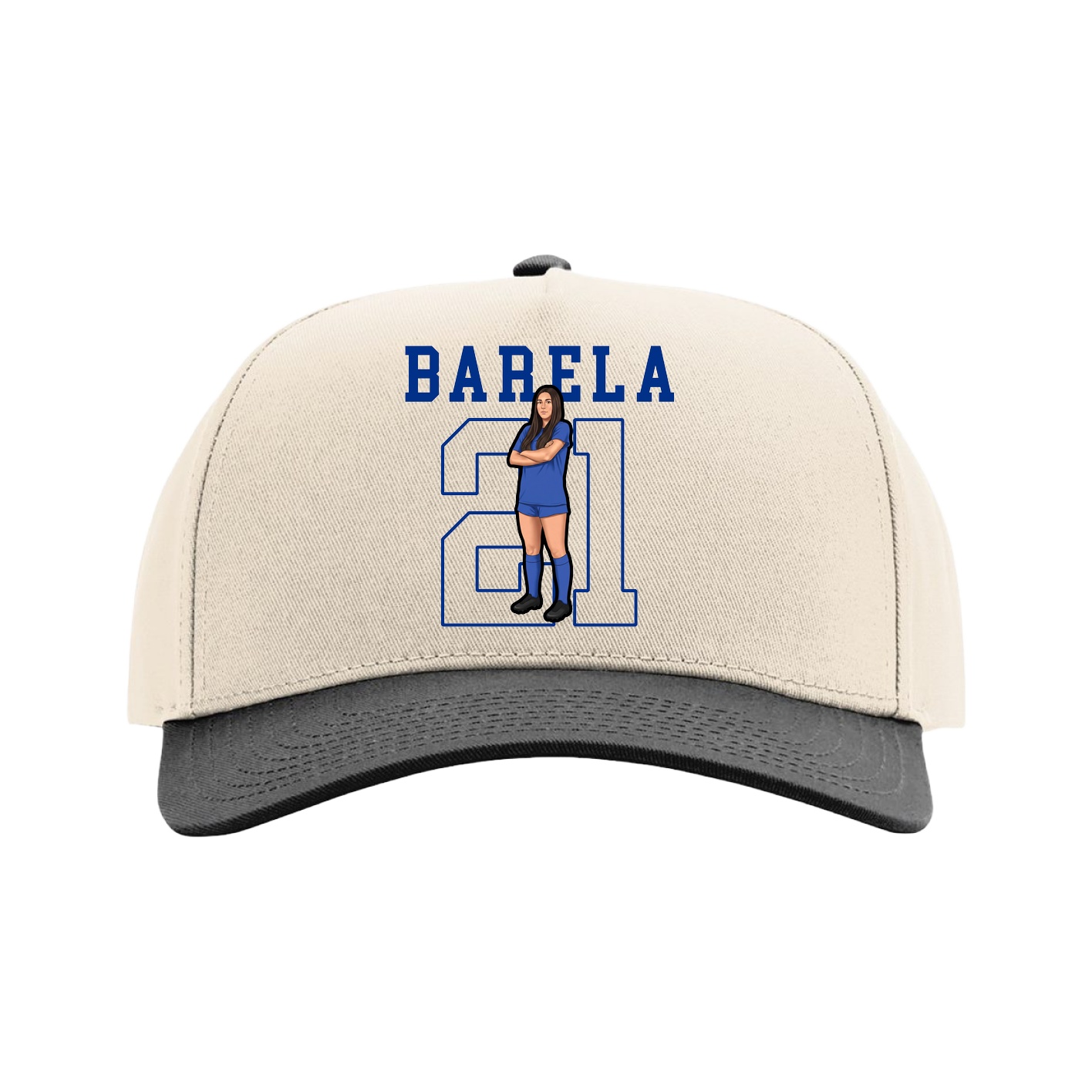 Full Fabric Five-Panel Champ Cap