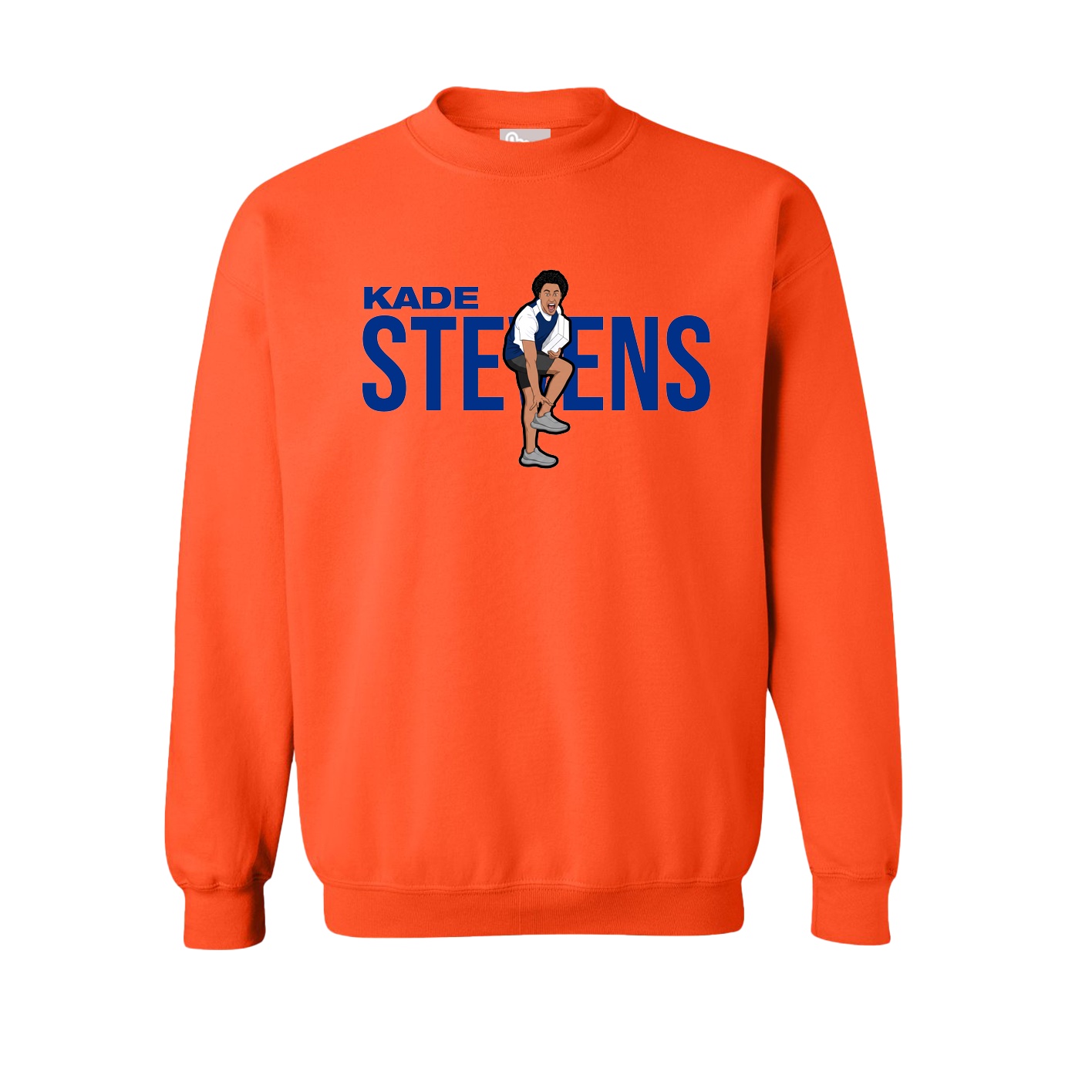 Fleece Crew — Player Name in Orange
