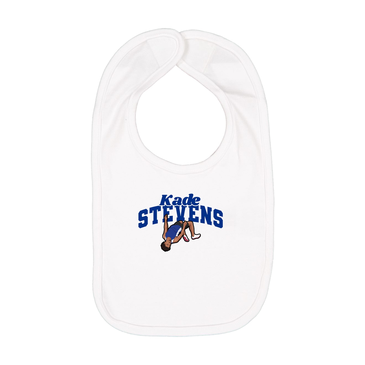 Infant Bib — Signature Arch in White